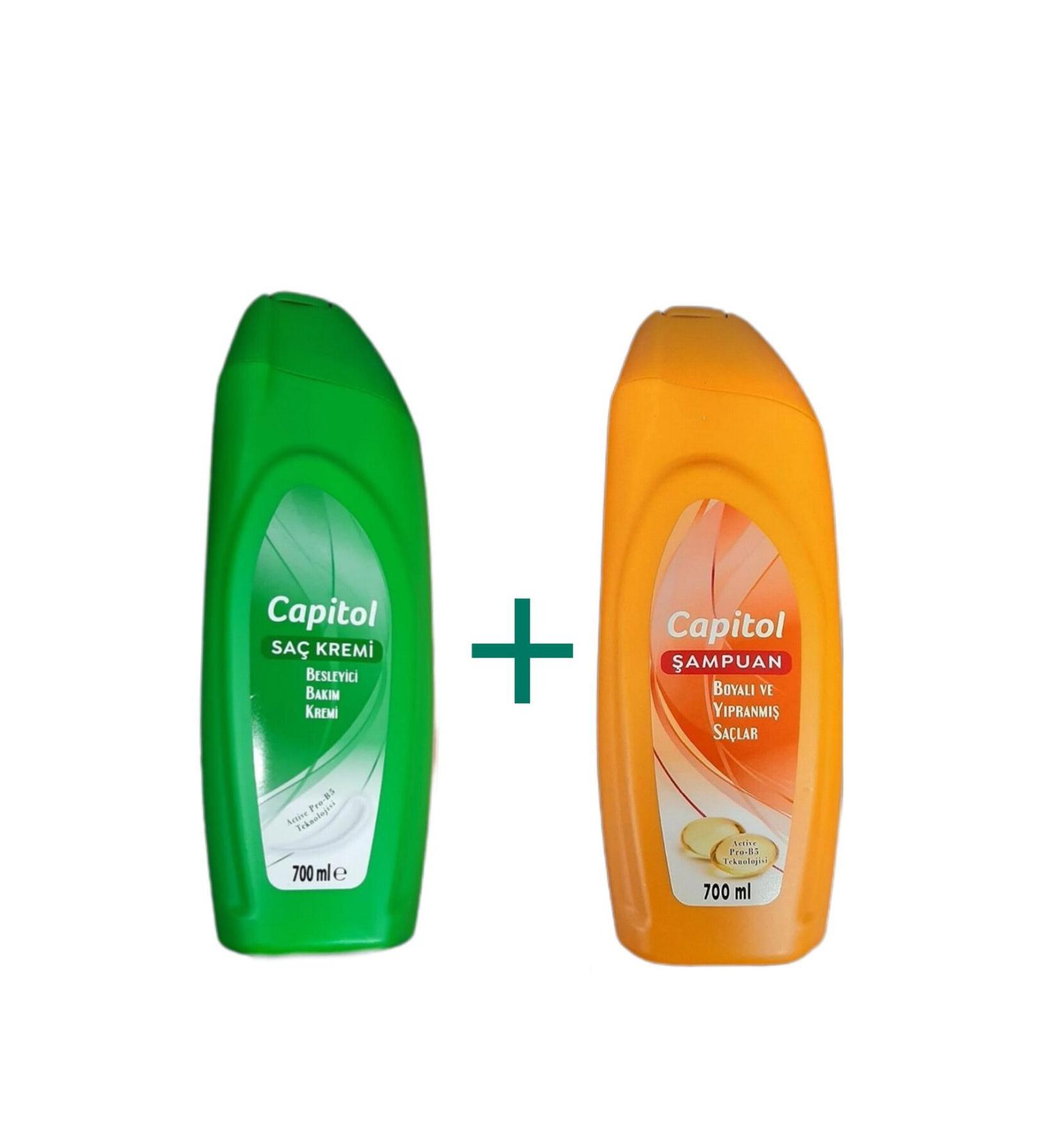 Capitol Shampoo 700 Ml Dyed Hair & Conditioner 700 Ml Nourishing