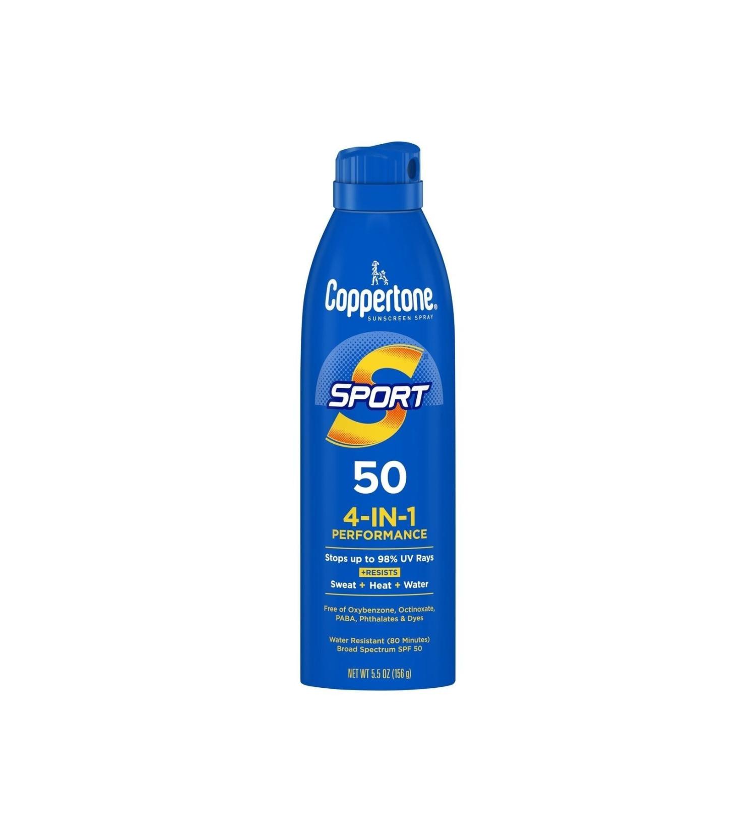 Coppertone Sport 50 Factor 4 In 1 Performance 156 Gr. - Buy Online on GoSupps.com