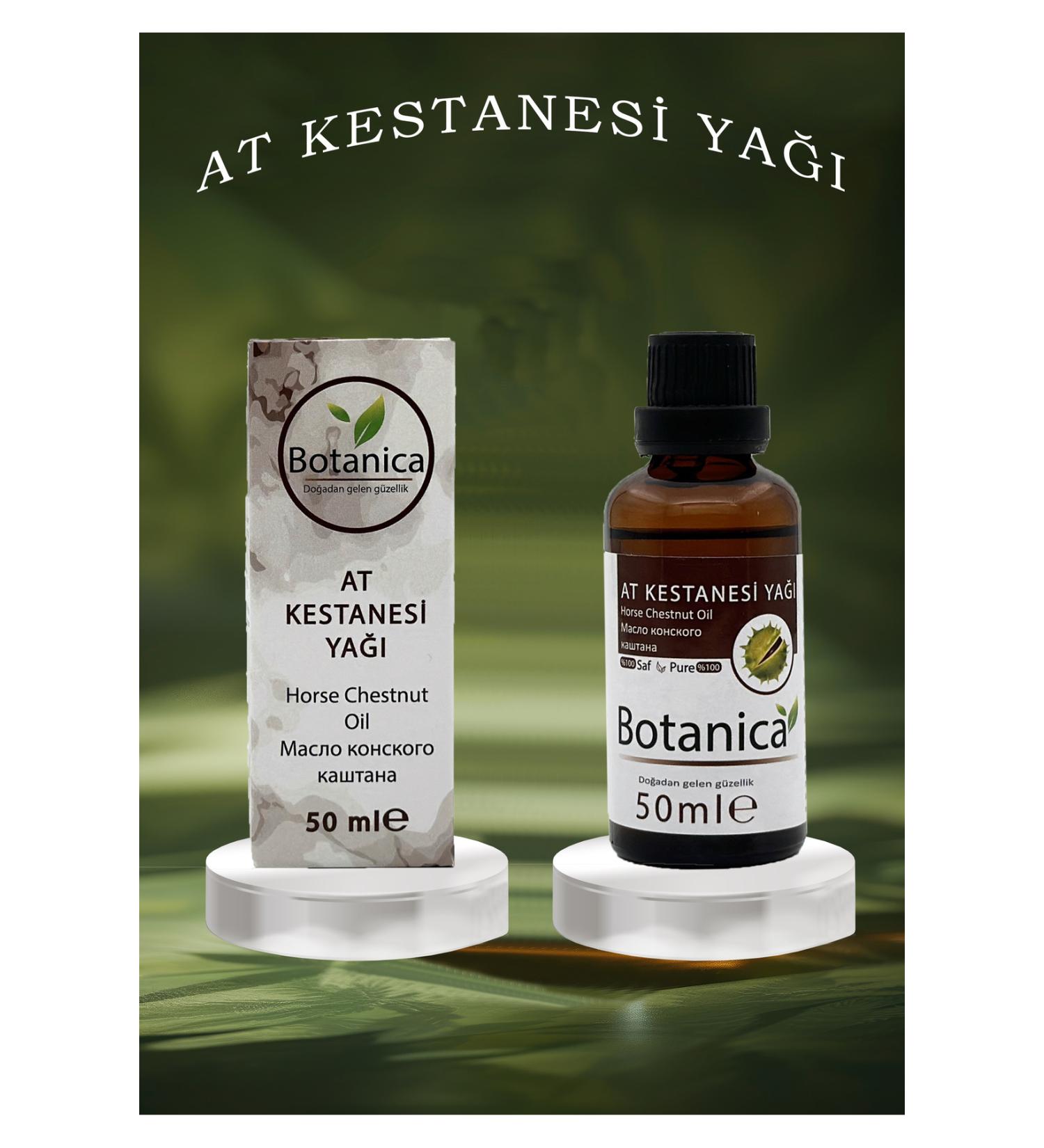 botanica Horse Chestnut Oil - Aesculus Hippocastanum - Hair Care Massage Oil 50 Ml