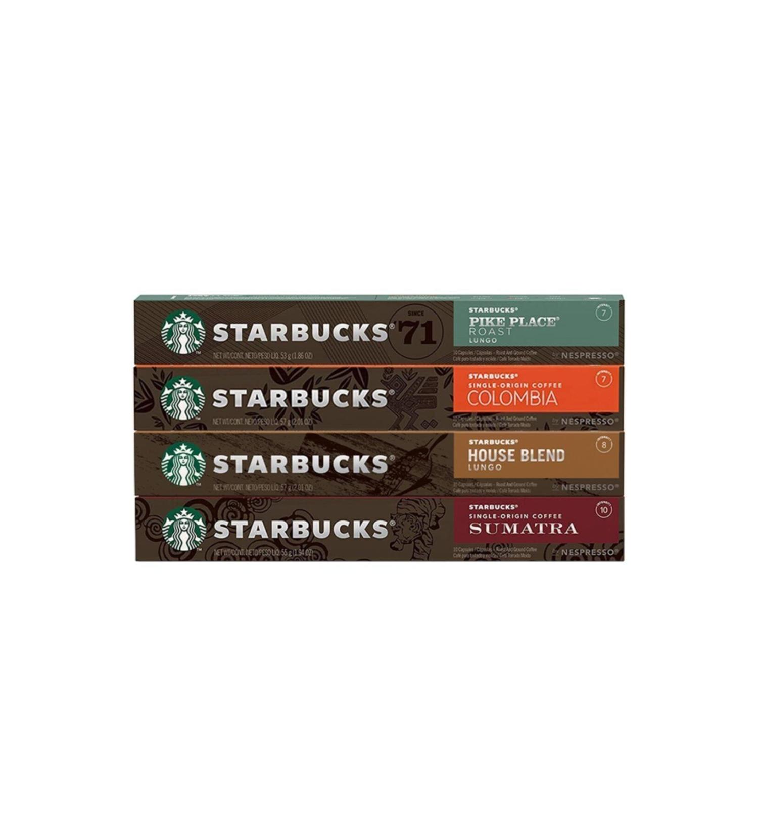 Starbucks Capsule Coffee Set Colombia Sumatra House and Pike Place
