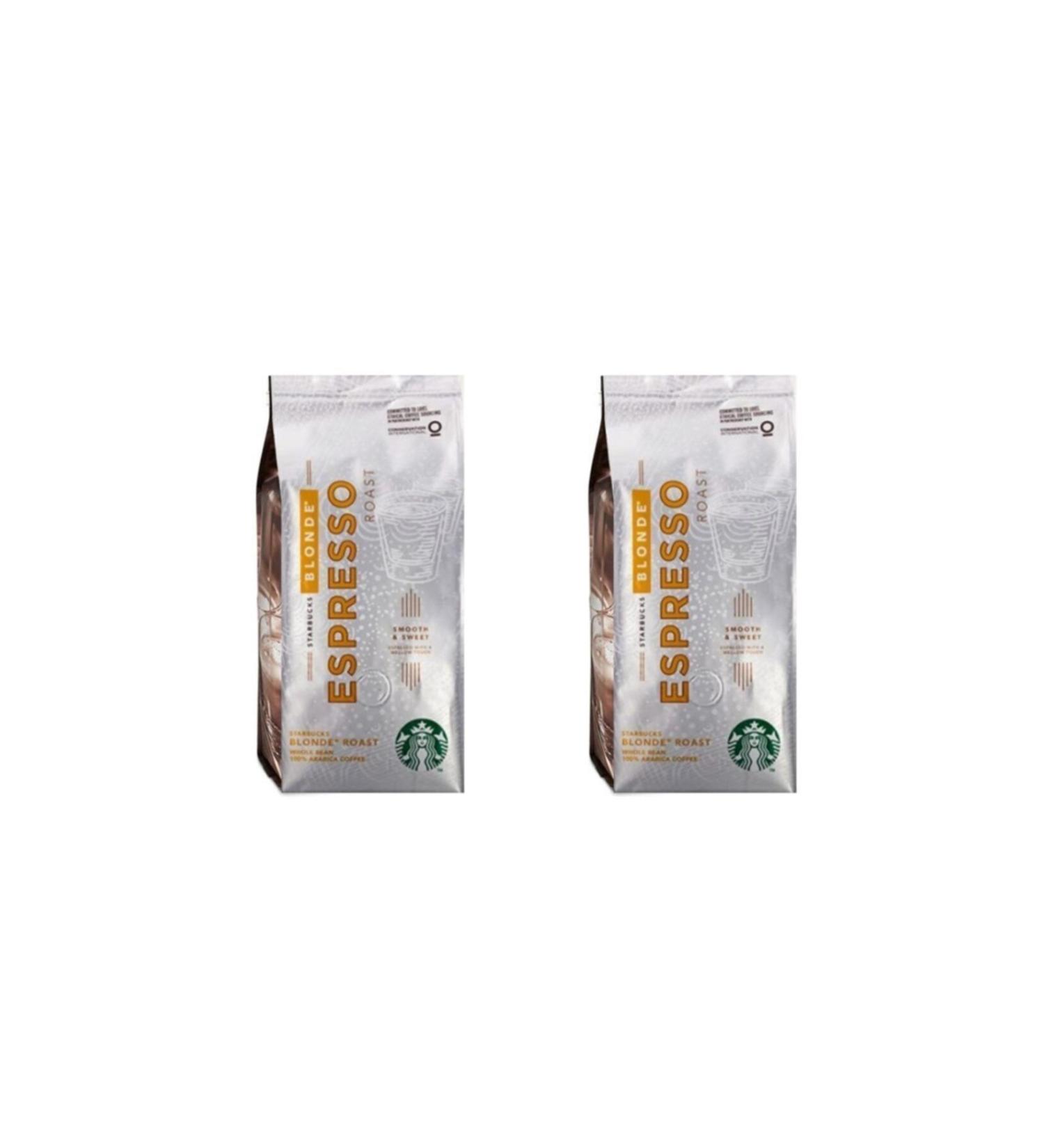 Starbucks Blonde Espresso Roast Coffee Beans 2 Pieces