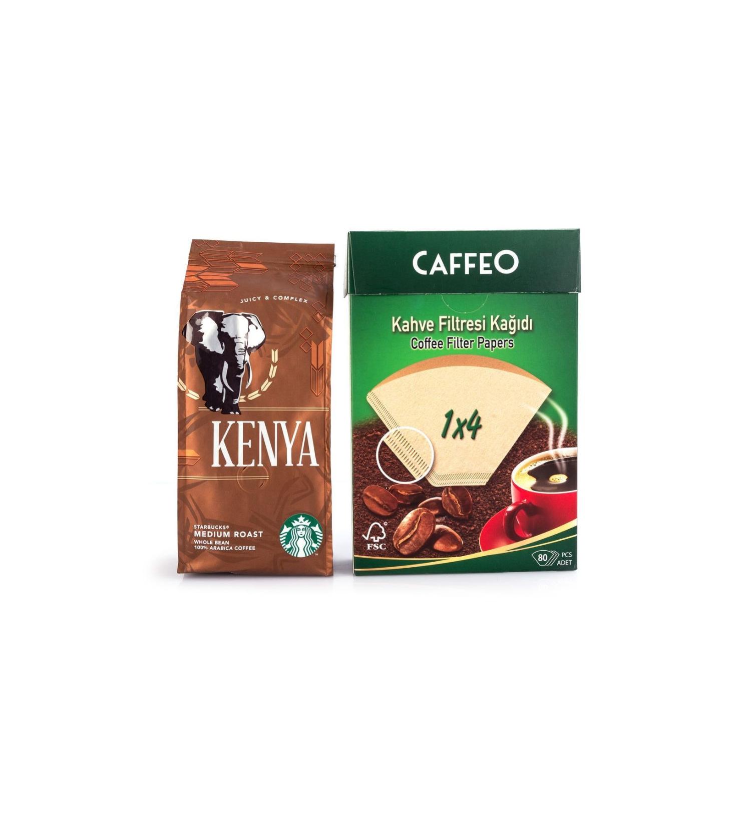 Starbucks Starbucks Kenya Filter Coffee 250 gr Coffee Machine Ground Caffeo Filter 1x4 80li