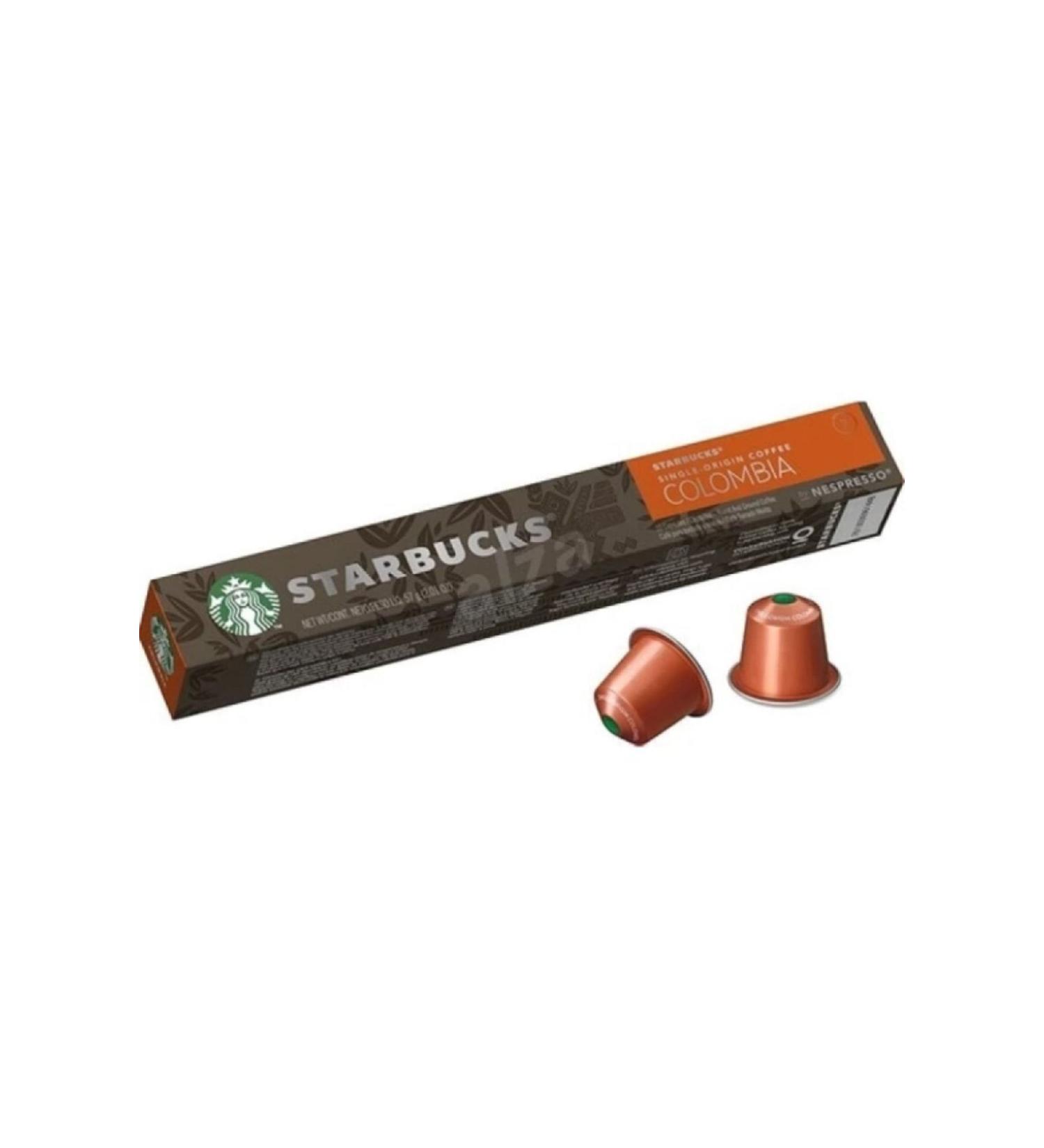Starbucks Colombia Nespresso Compatible Aluminum Coffee Capsules-10 Pack