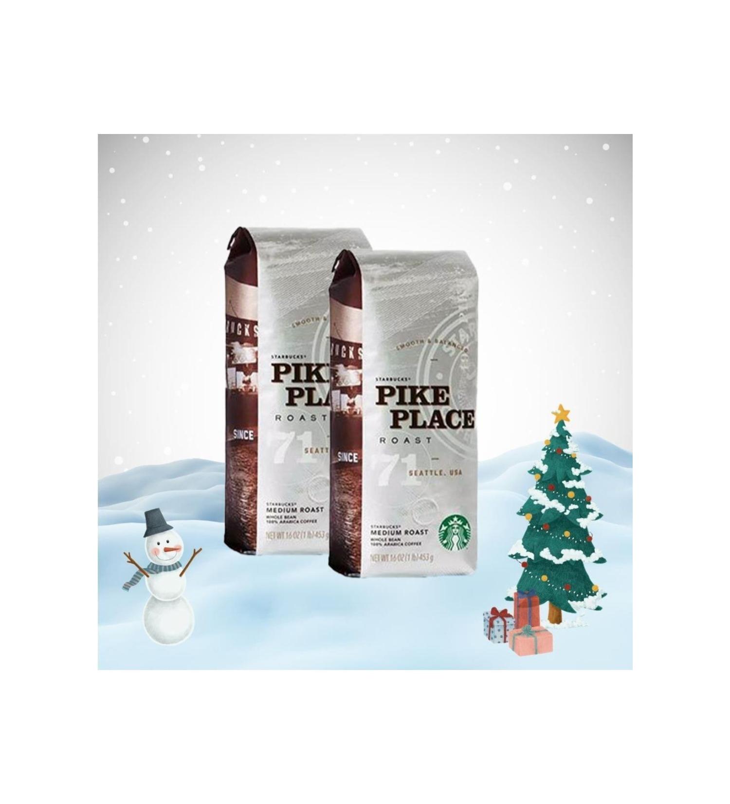 Starbucks New Year Package Pike Place Roast Coffee Beans 250 Gr X 2