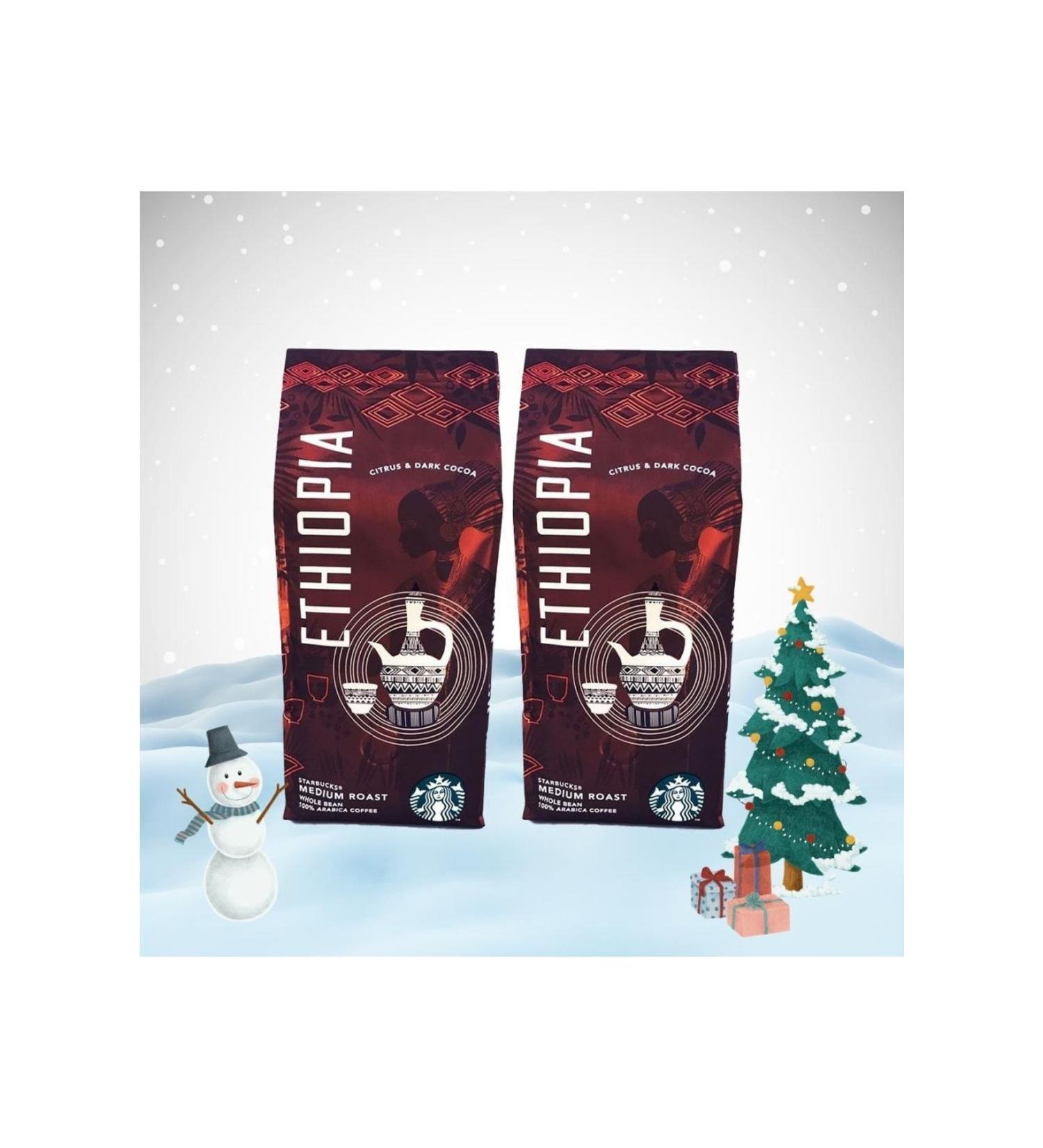 Starbucks New Year Package Ethiopia Arabica Coffee Beans 250 Gr X 2