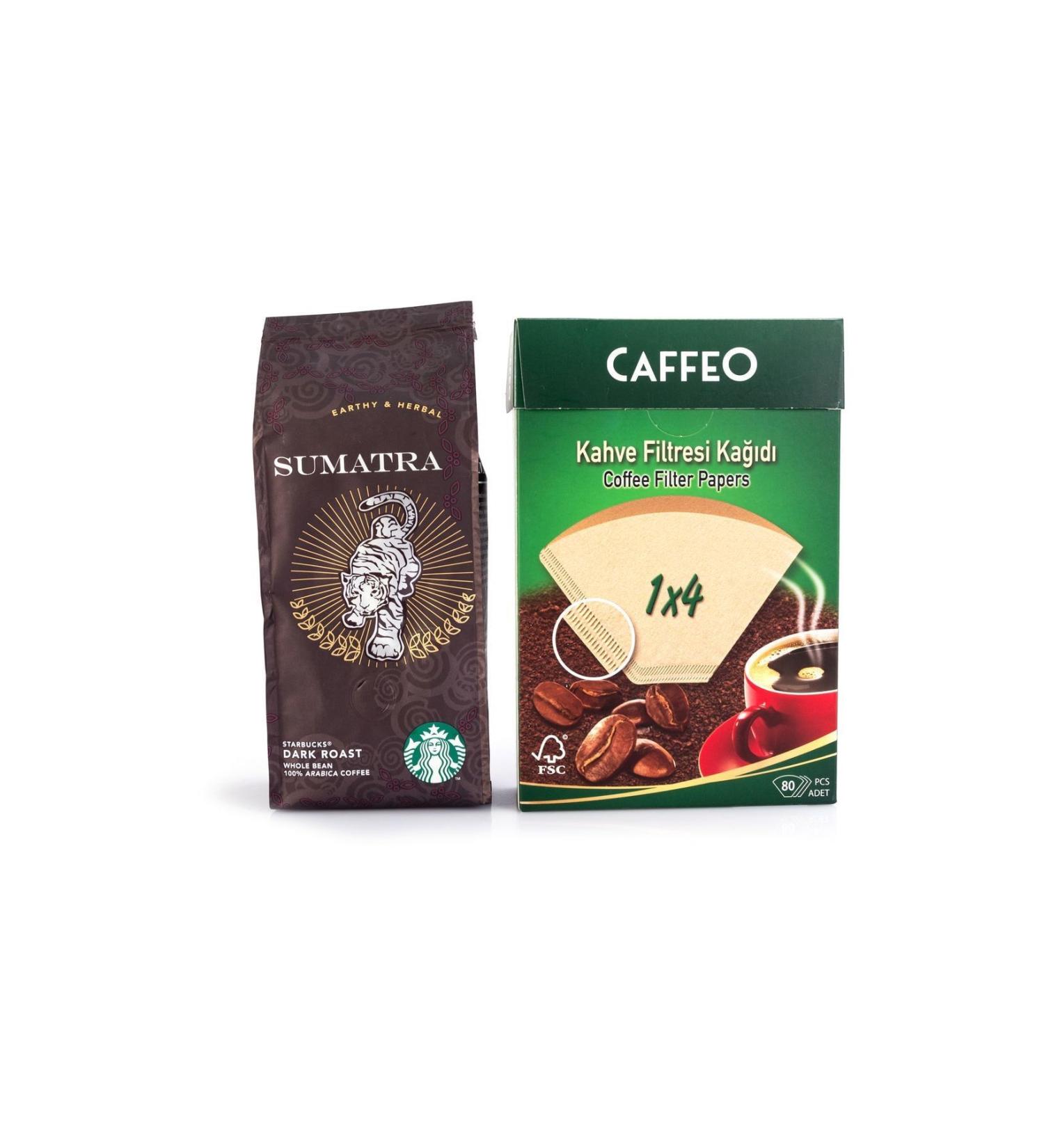 Starbucks Starbucks Sumatra Filter Coffee French Press Ground Caffeo Filter Paper 1x4 80 pcs