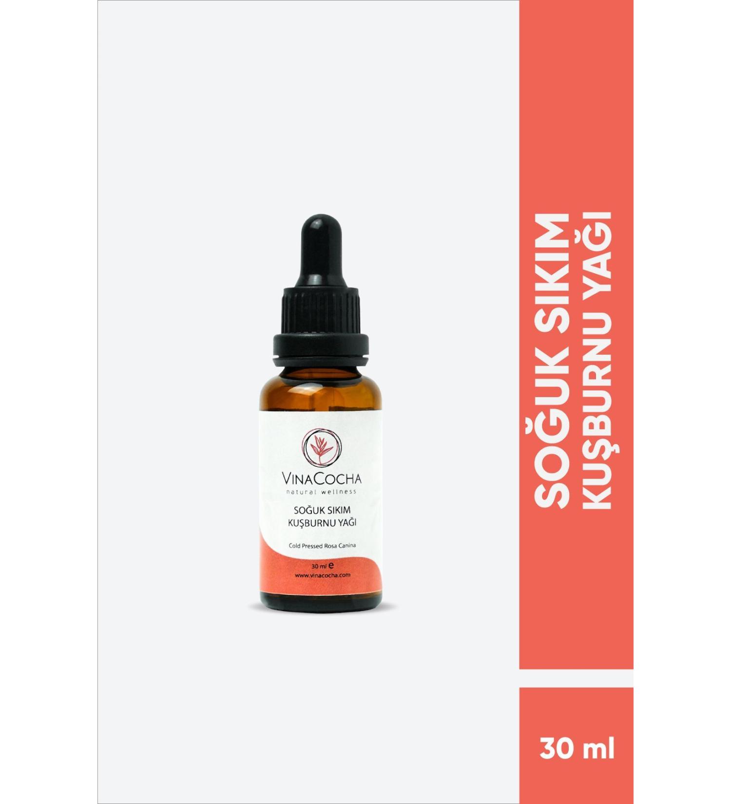 Vinacocha Rosehip Seed Oil (Cold Pressed) 30 ml - Buy Online on GoSupps.com