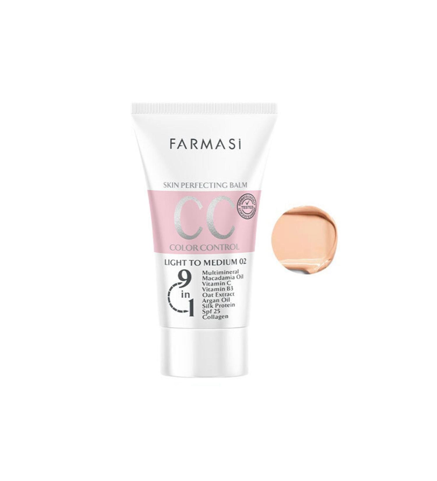Farmasi CC Cream 02 Light to Medium 50 G
