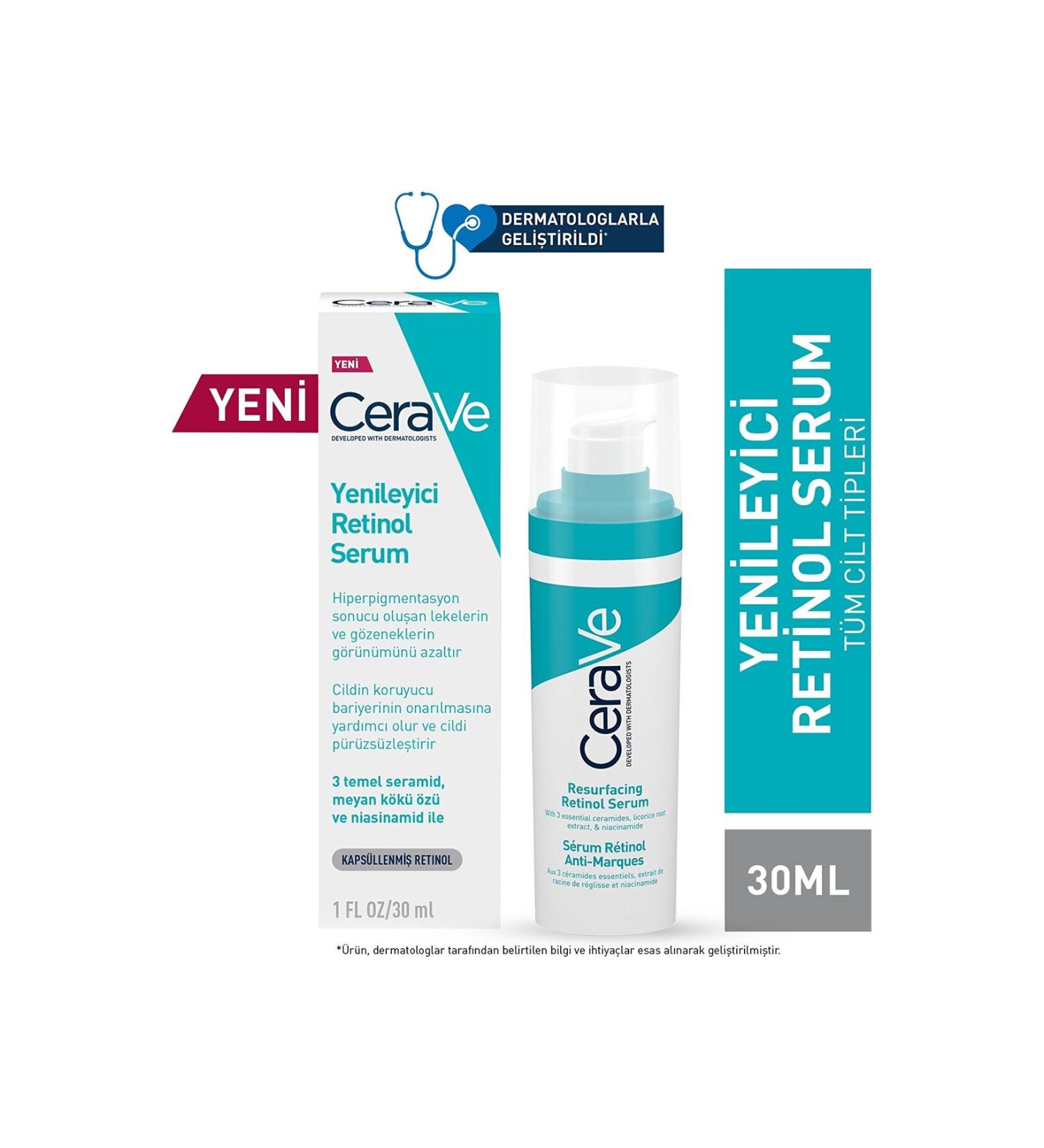 sommeow Cerave Blemish Regenerating Retinol Serum 30 ml K7100 - Buy Online on GoSupps.com