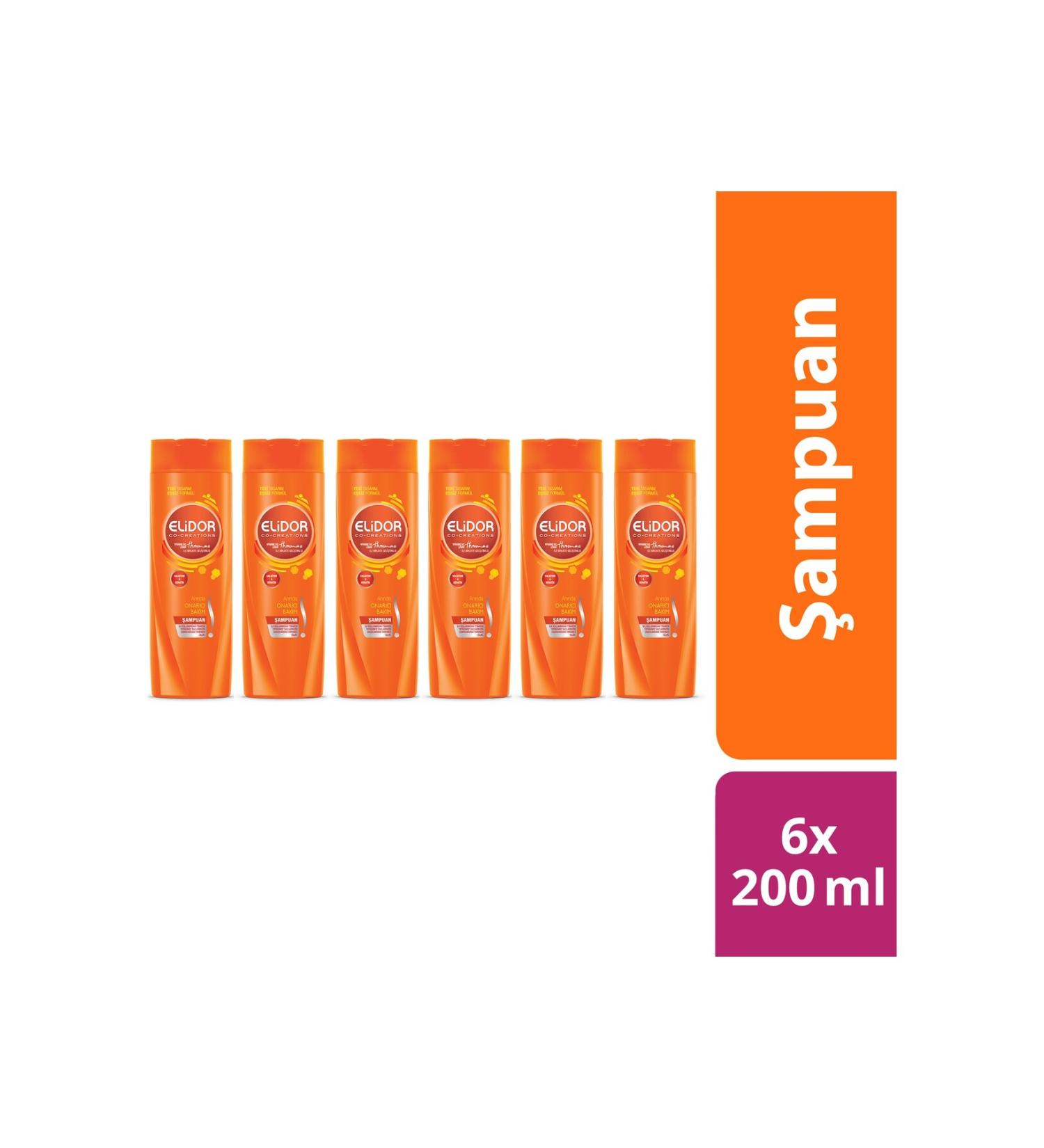 Elif Ma azac l k Elidor Instant Repair Care Shampoo 200 ml x 6