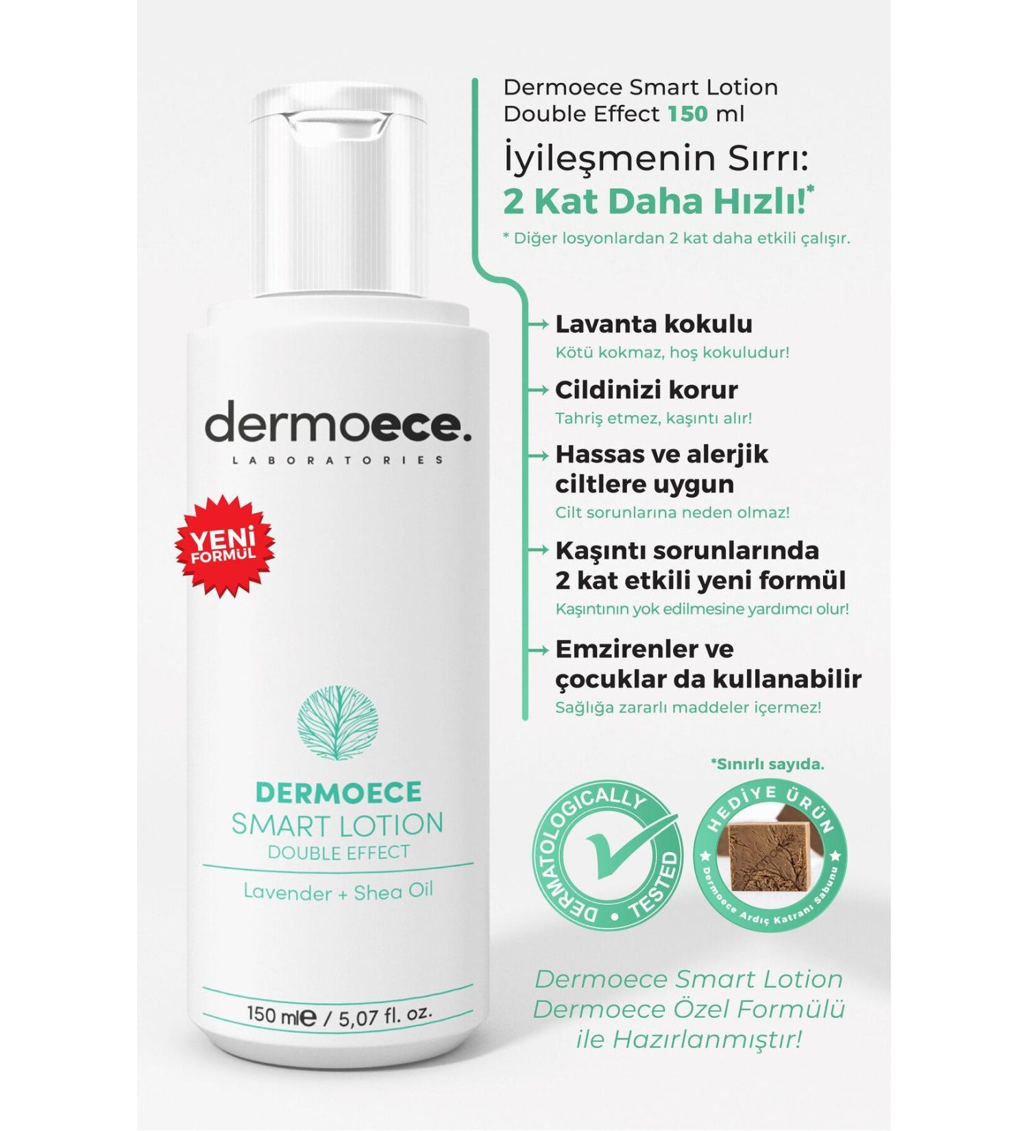 dermoece Smart Lotion Double Effect 150 ml (SCABBAGE ITCHING) - Buy Online on GoSupps.com
