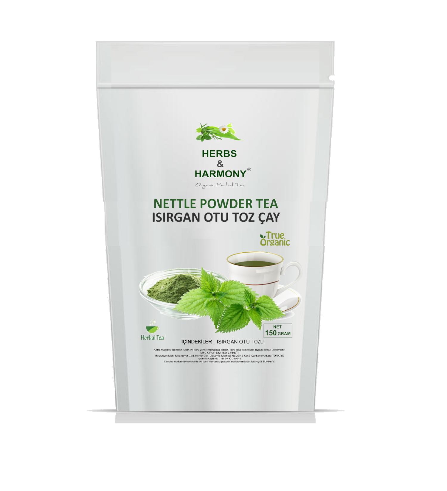 Herbs & Harmony Nettle Powder Tea Nettle Powder Tea 150 Grams