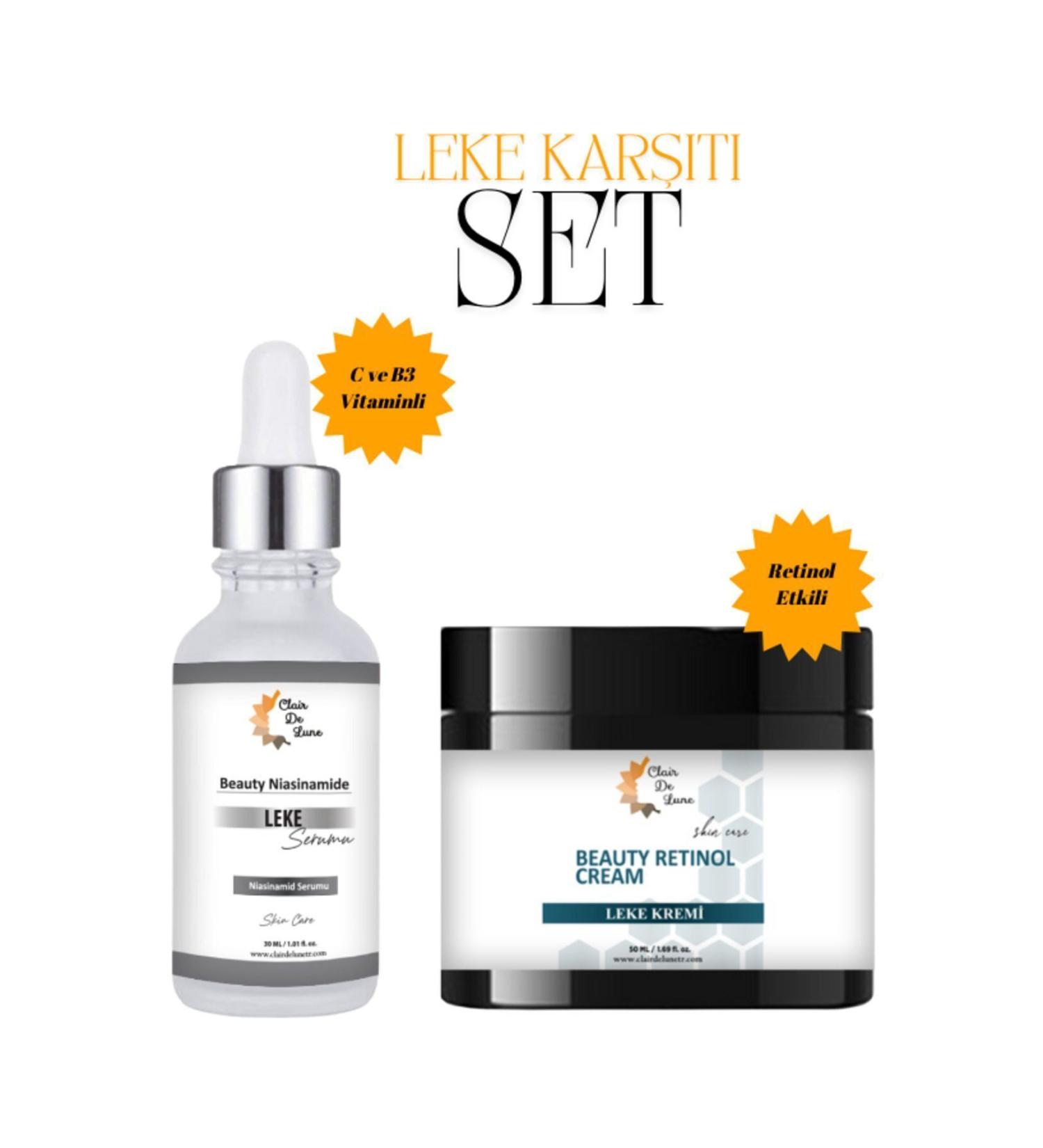 clair de lune Niacinamide And Brightening Spot Serum 30 ml Retinol Spot Cream 50 ml