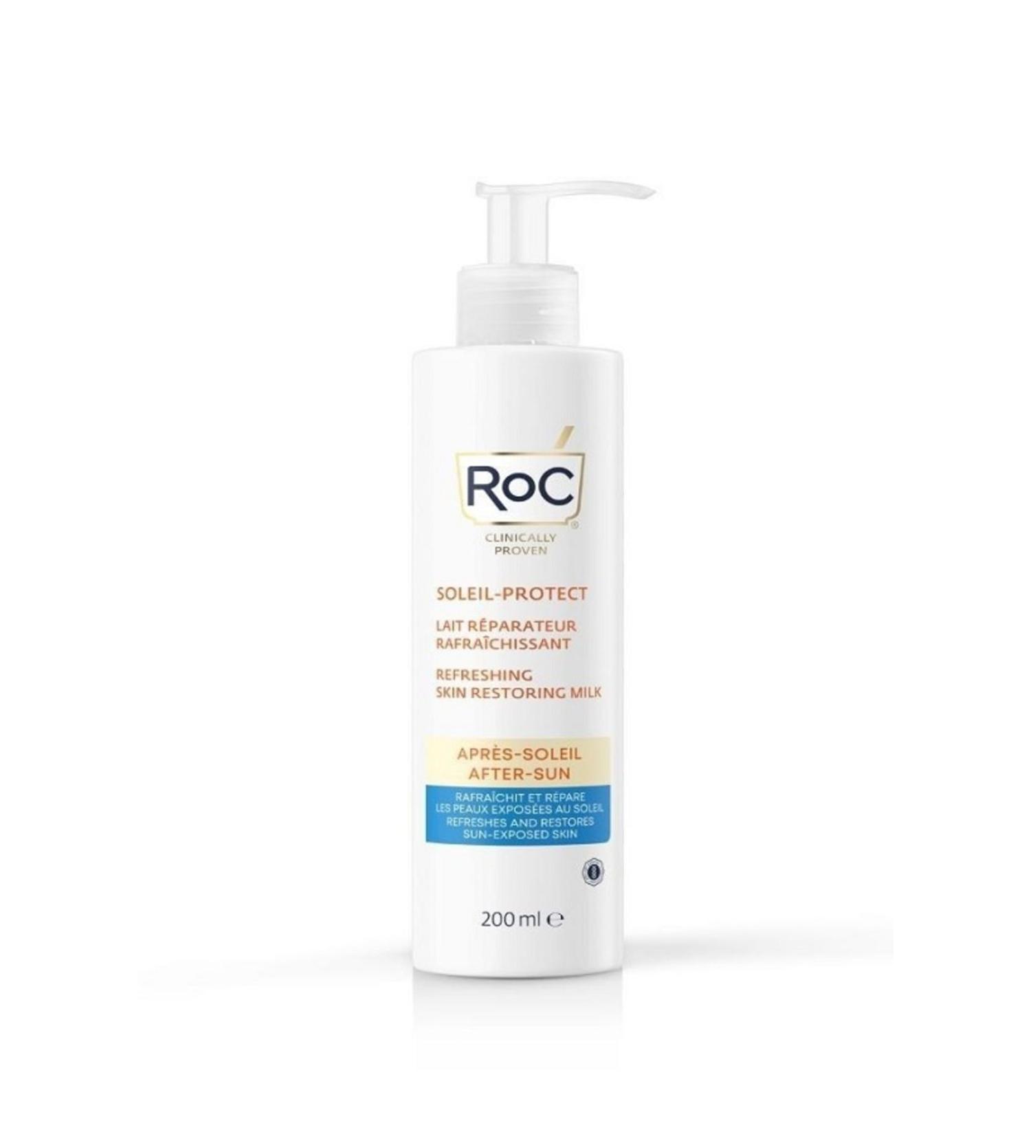 Roc Renewing and Soothing Body Care Milk for Sun Damaged Burnt and Dry Skin 200 ml