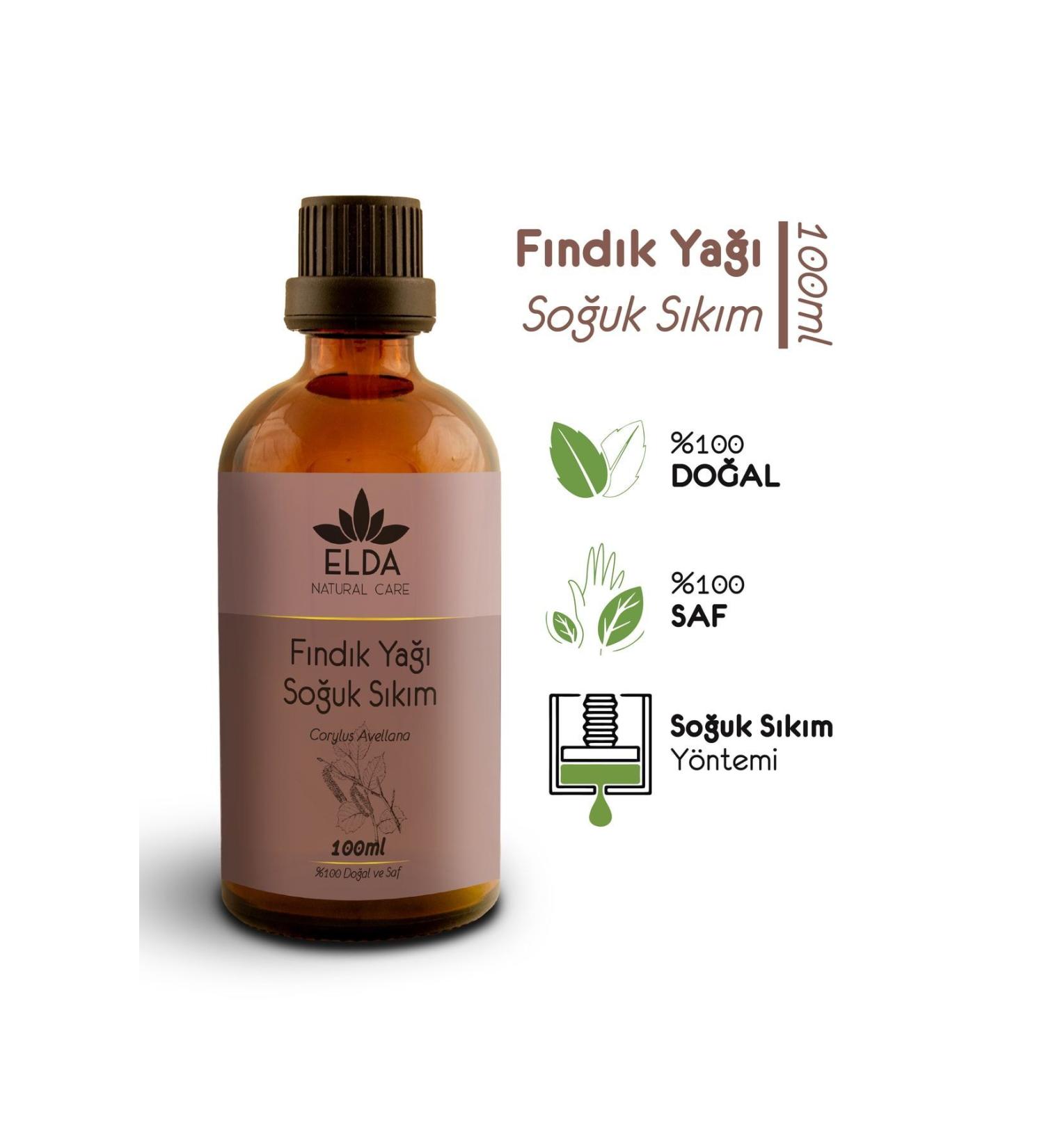 EldaNaturalcare Hazelnut Oil Cold Pressed 100ml