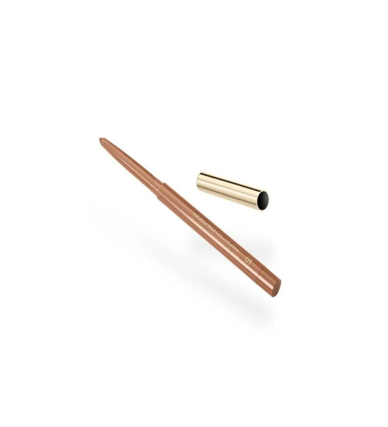 kiko milano GOLD REFLECTIONS 12H WEAR WATERPROOF LIP LINER 01 Elegant Nude - Buy Online on GoSupps.com