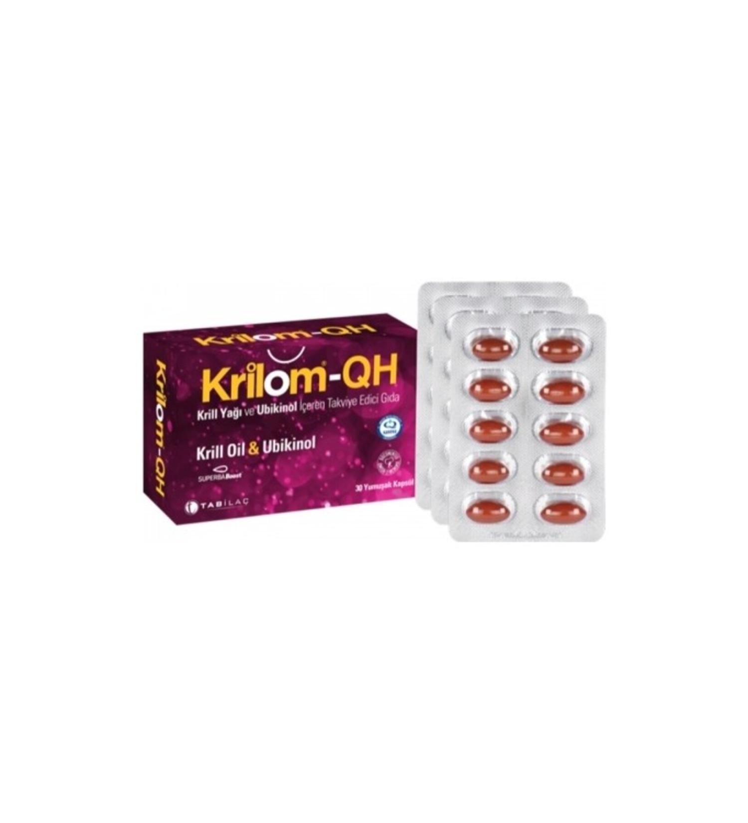 Tab Krilom-Qh Krill Oil & Ubiquinol 30 Softgels