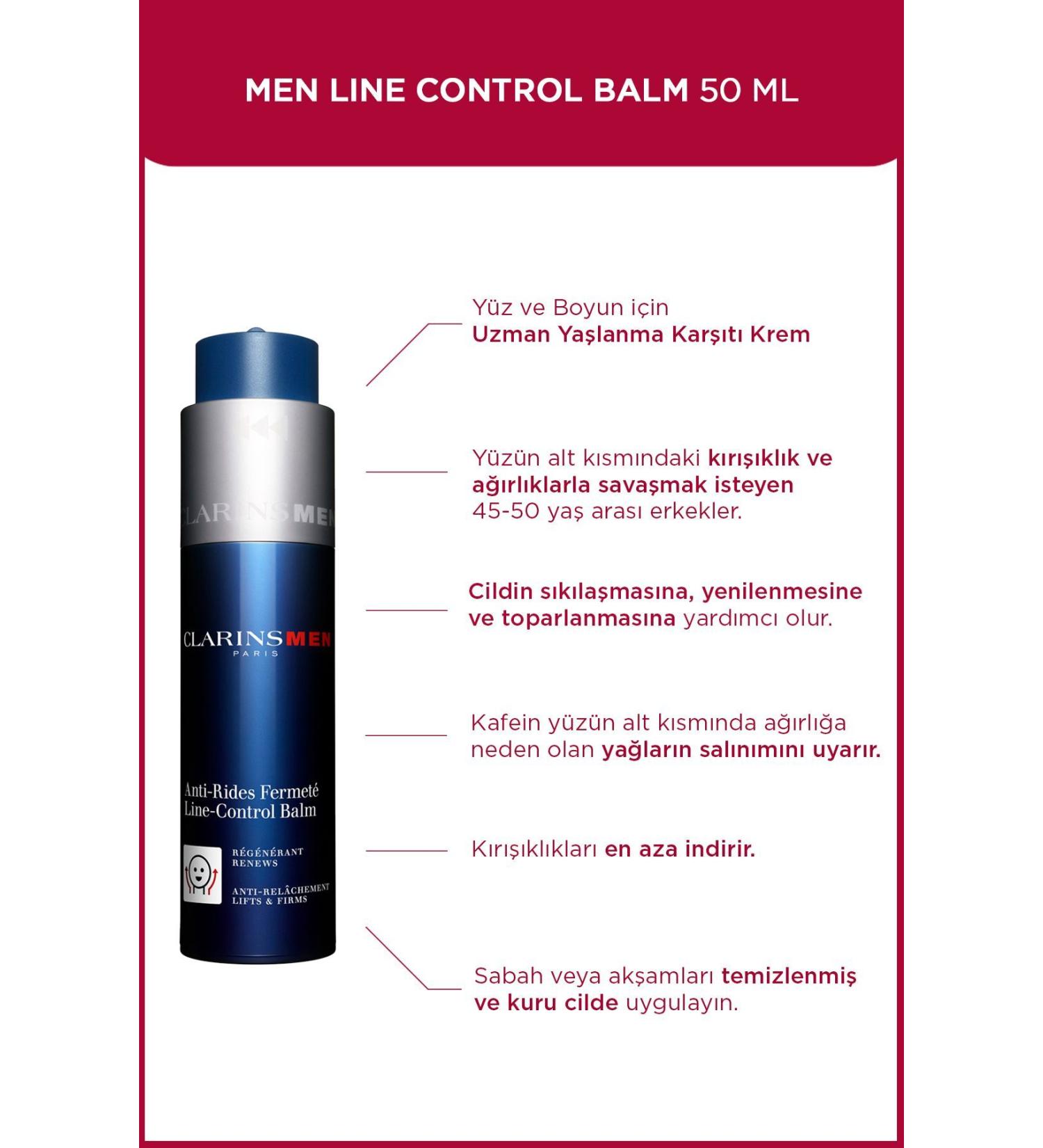 Clarins MEN LINE-CONTROL BALM 50 ML LINE CONTROL BALM DEMBA5121