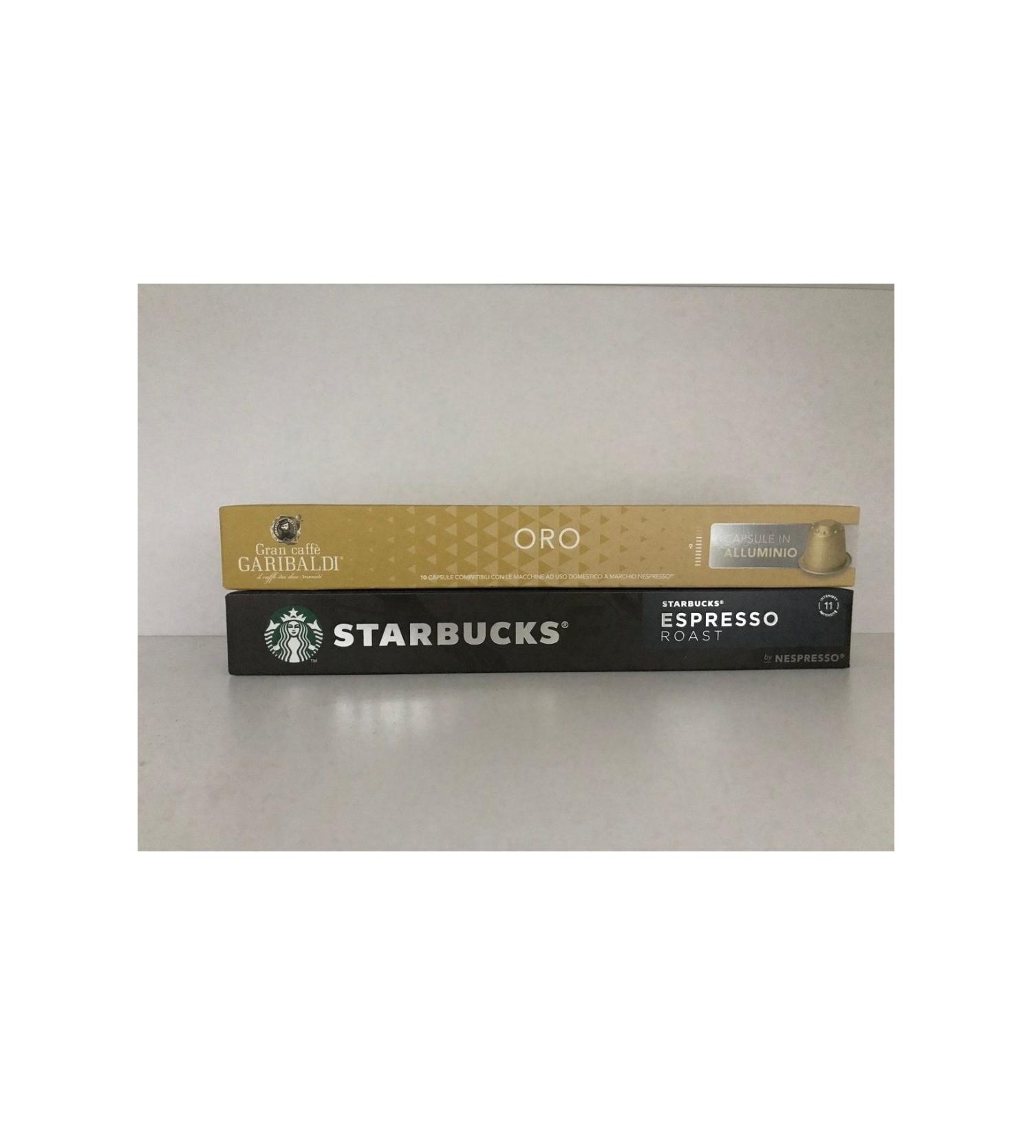 Starbucks Nespresso Compatible Espresso Roast & Gran Oro Capsule Coffee 20 Capsules