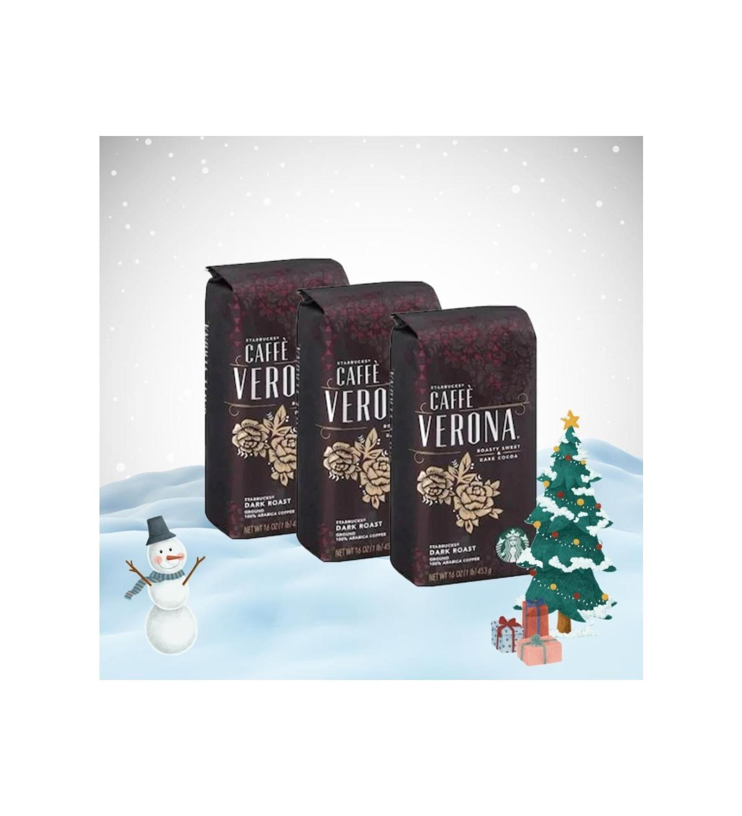 Starbucks New Year Package Verona Coffee Beans 250 Gr X 3