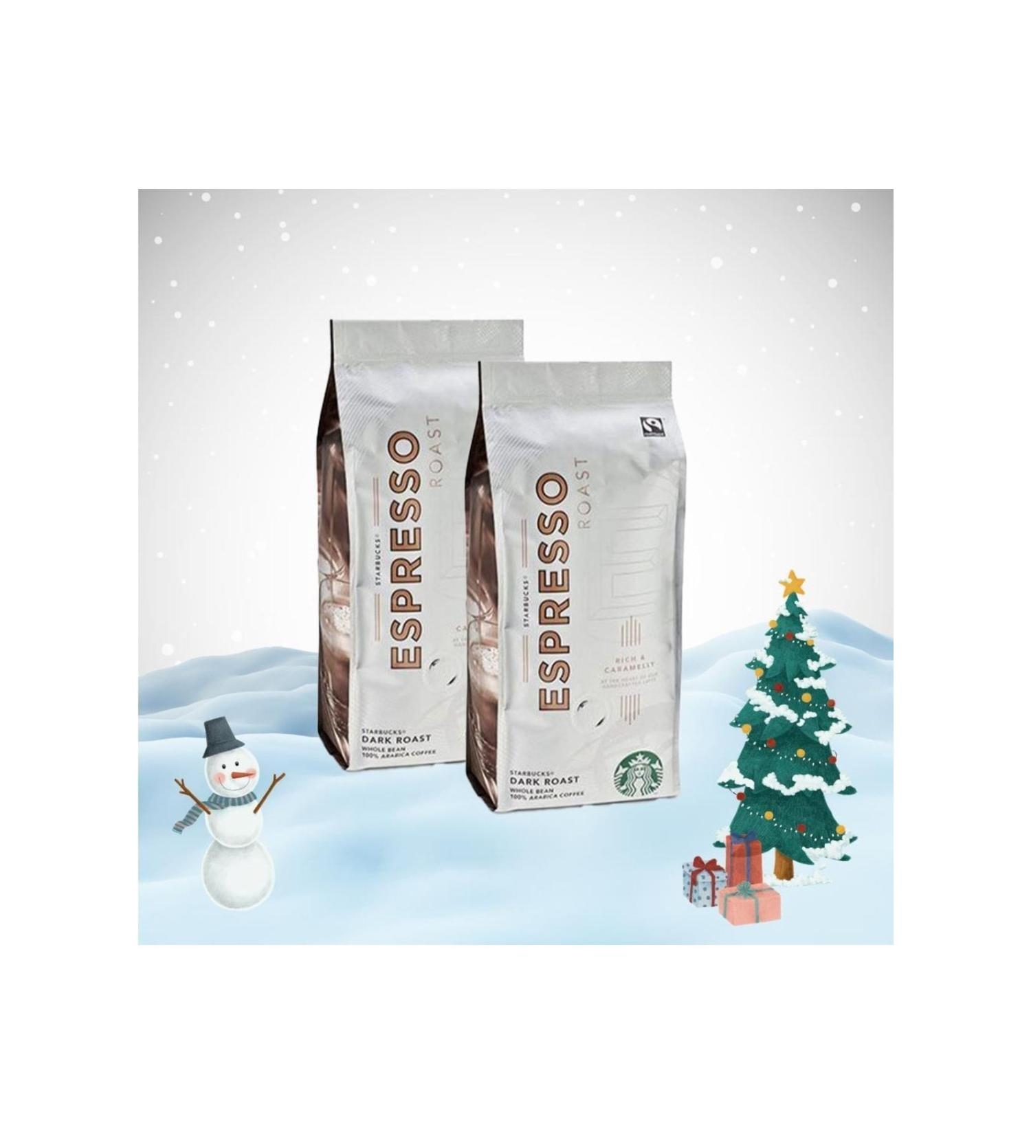 Starbucks New Year Package Espresso Dark Roast Coffee Beans 250 Gr X 2