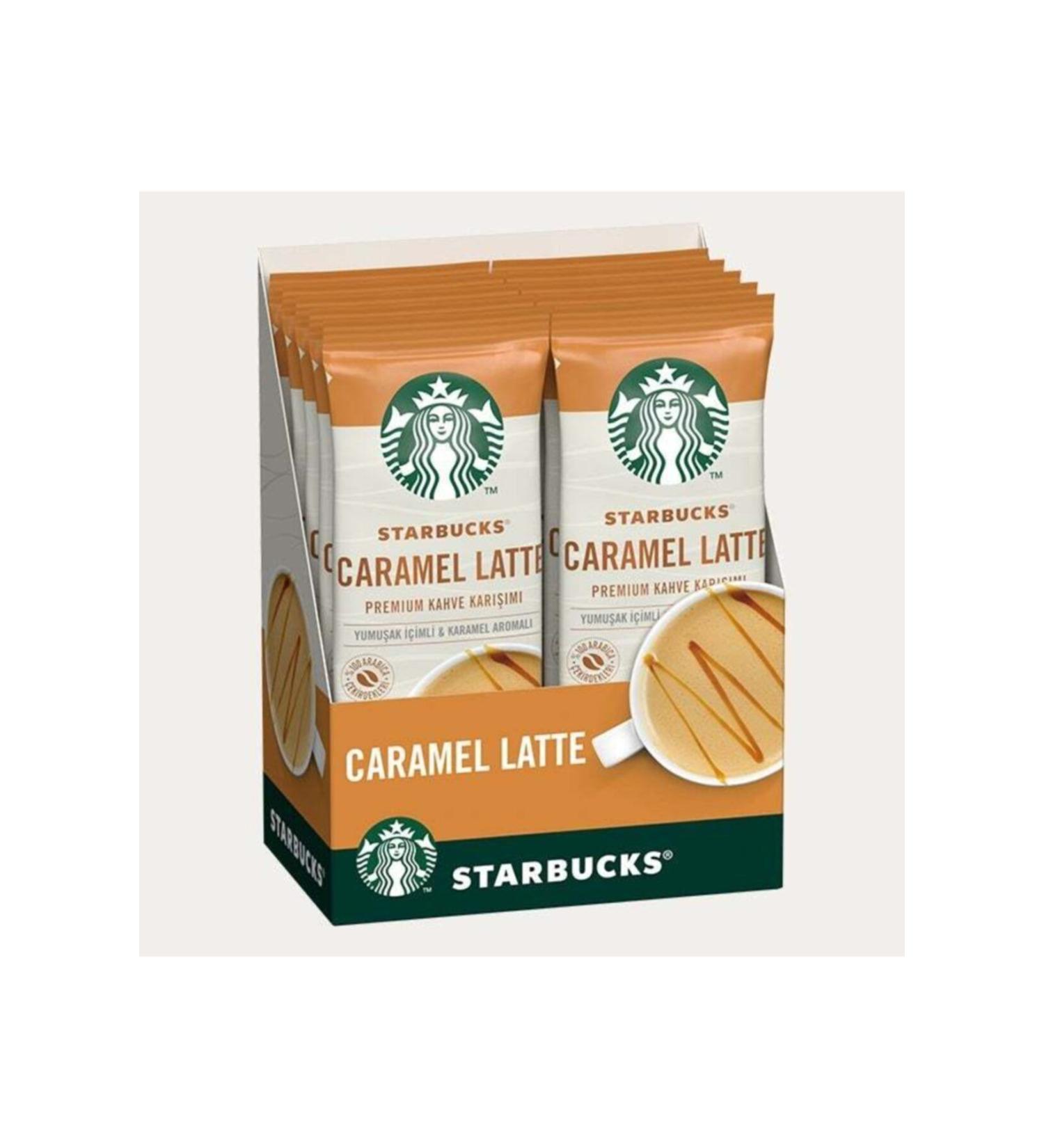Starbucks Caramel Latte 10 Pieces 10x21.5 gr 215 gr