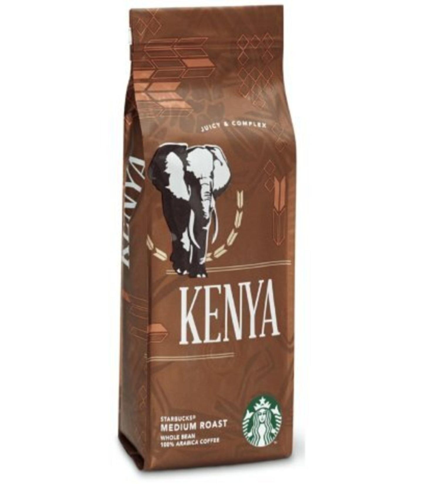 Starbucks Kenya Medium Roast Ground Coffee Beans 250g for Metal Filter