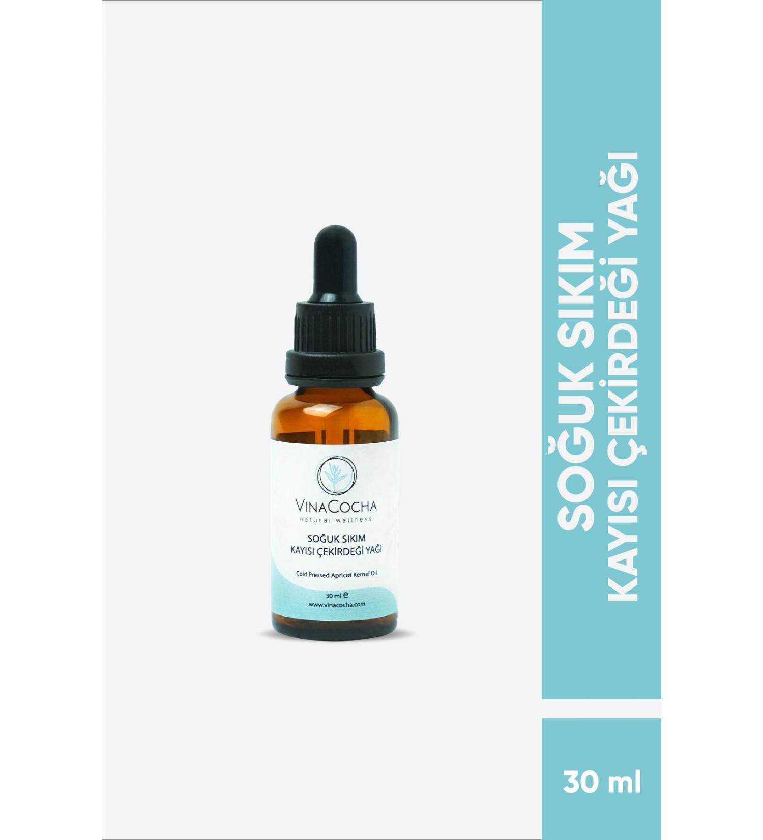 Vinacocha Cold Pressed Apricot Kernel Oil 30 ml - Buy Online on GoSupps.com