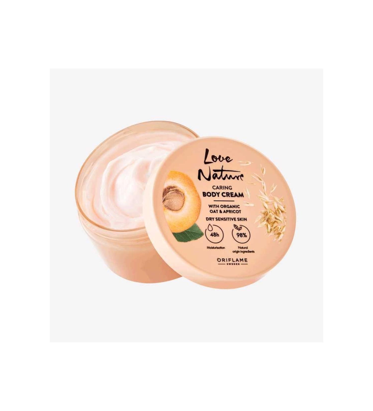 Oriflame Love Nature Caring Organic Oat and Apricot Body Cream - Buy Online on GoSupps.com