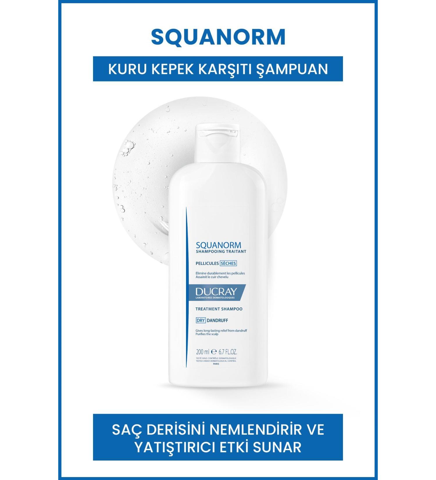 Ducray Squanorm Dry Dandruff Shampoo 200 Ml Shampoo For Dry And Dandruff Hair