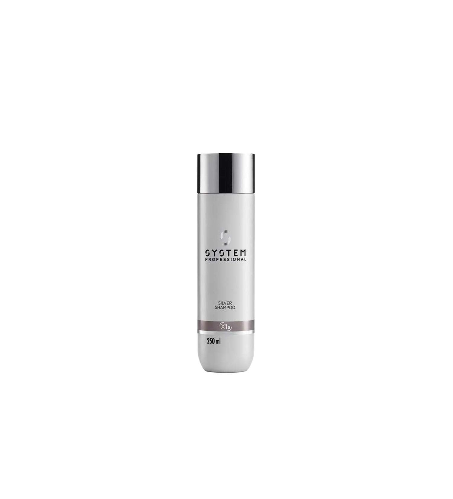 Wella System Professional Color Protecting Shampoo for Silver-Grey-White and Blonde Hair - 250 ml -CYT79464641