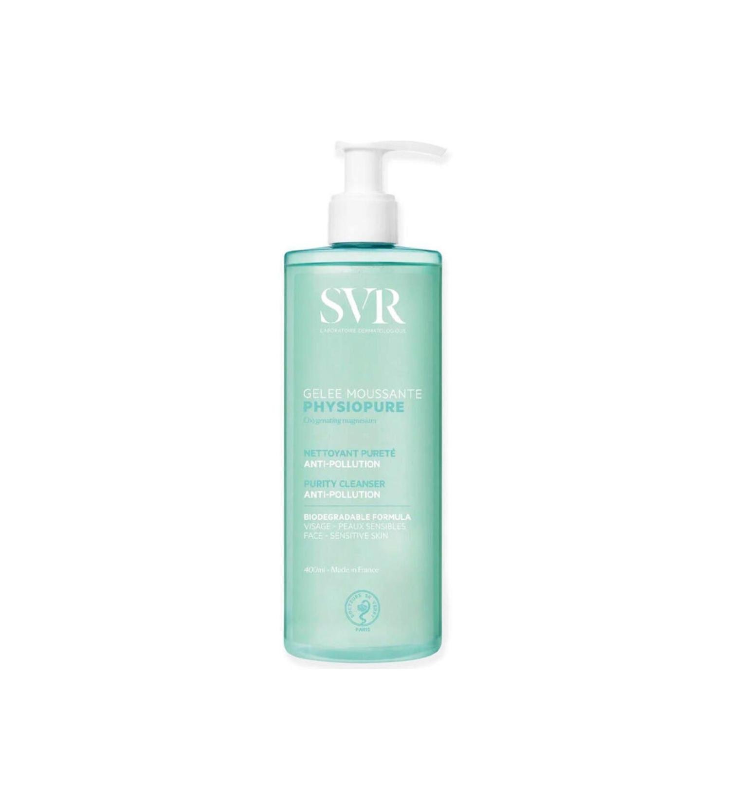 SVR Physiopure Foaming Cleansing Gel 400 ml