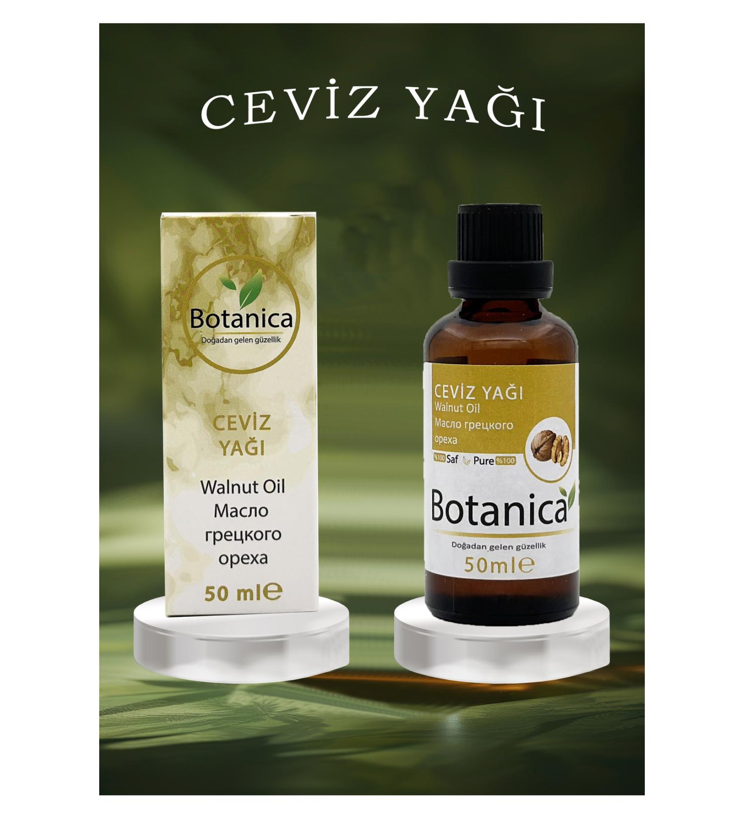 botanica Walnut Oil - Junglans Regia Seed - (Skin and Hair Nourishment) Skin Health Care Oil 50 Ml