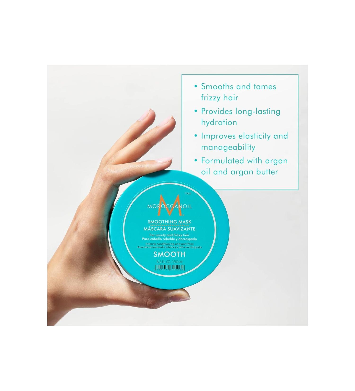 Moroccanoil Smoothing Hair Mask: SMOOTH (Contains Linalool) 250ml 14BEAUTYSECRETS