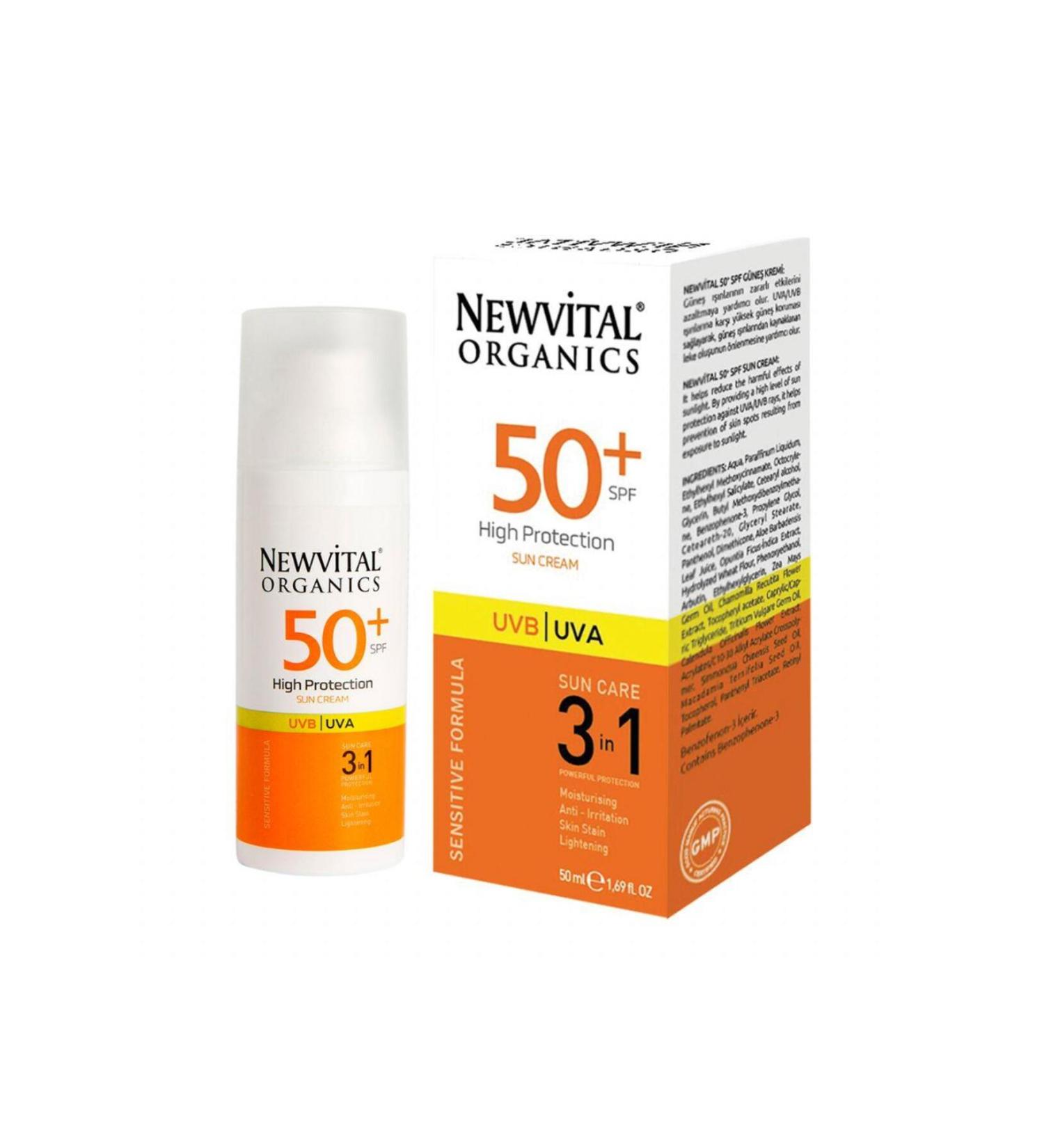 Newvital Spf 50 Sun Cream 50 ml