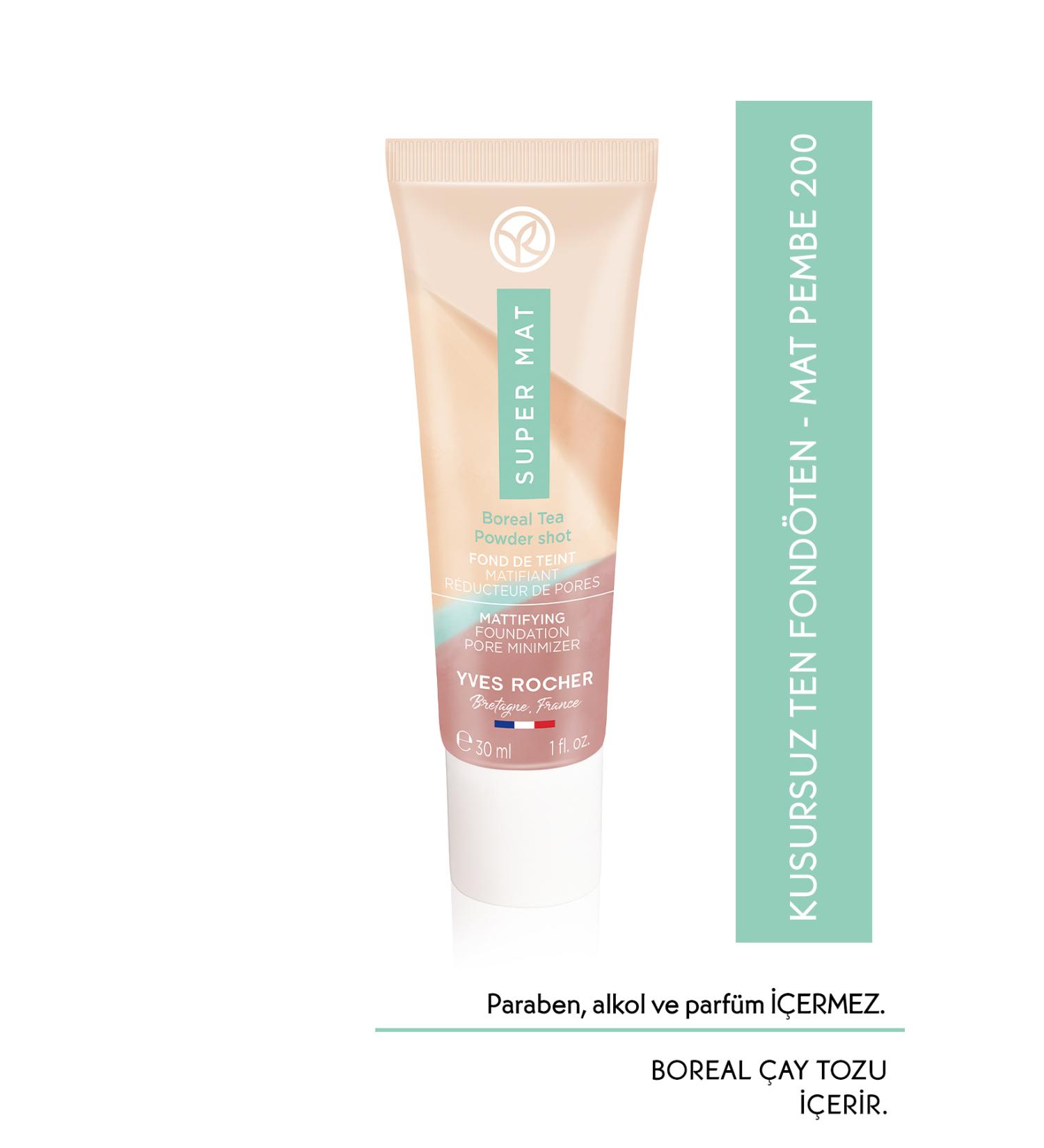 Yves Rocher Flawless Skin Matte Foundation-30 Ml-matte Pink 200