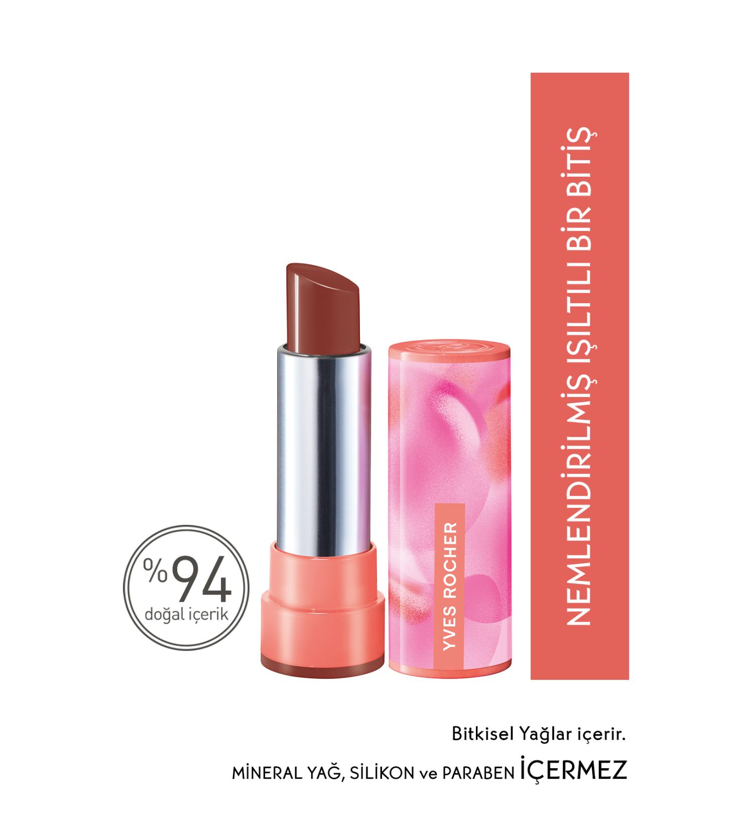 Yves Rocher Ultra Nourishing Shining Glow Lipstick-04 Nude-64797 - Buy Online on GoSupps.com