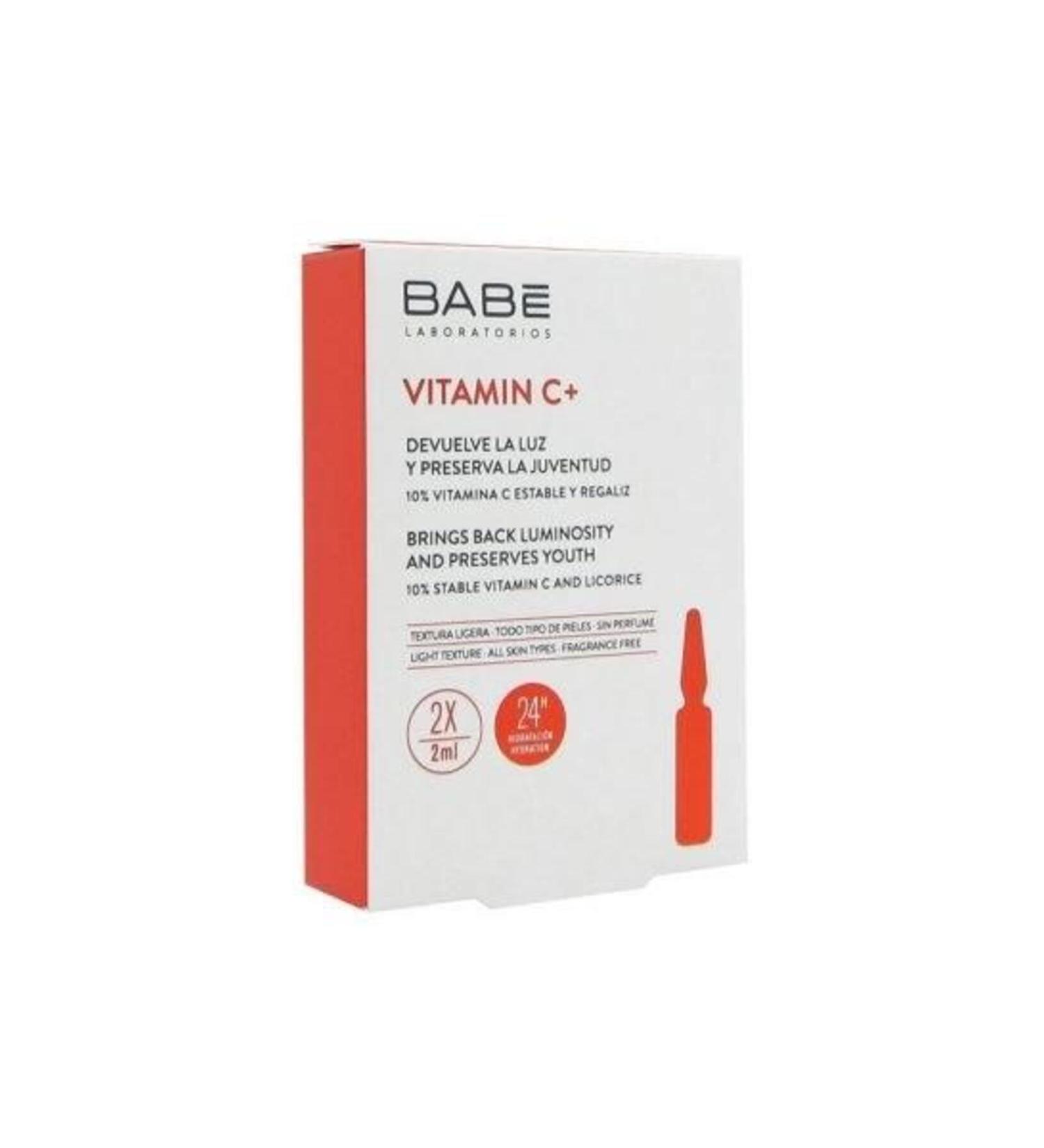 Babe Laboratorios Babe Vitamin C Ampoule Brightening Effective Concentrate Care 2 X 2 ml