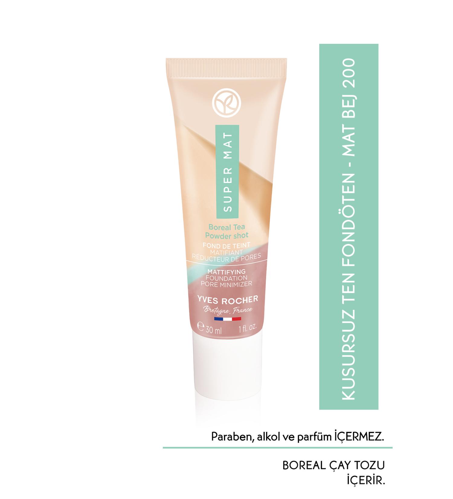 Yves Rocher Flawless Skin Cream Foundation - Matte Beige 200 - 30 ml