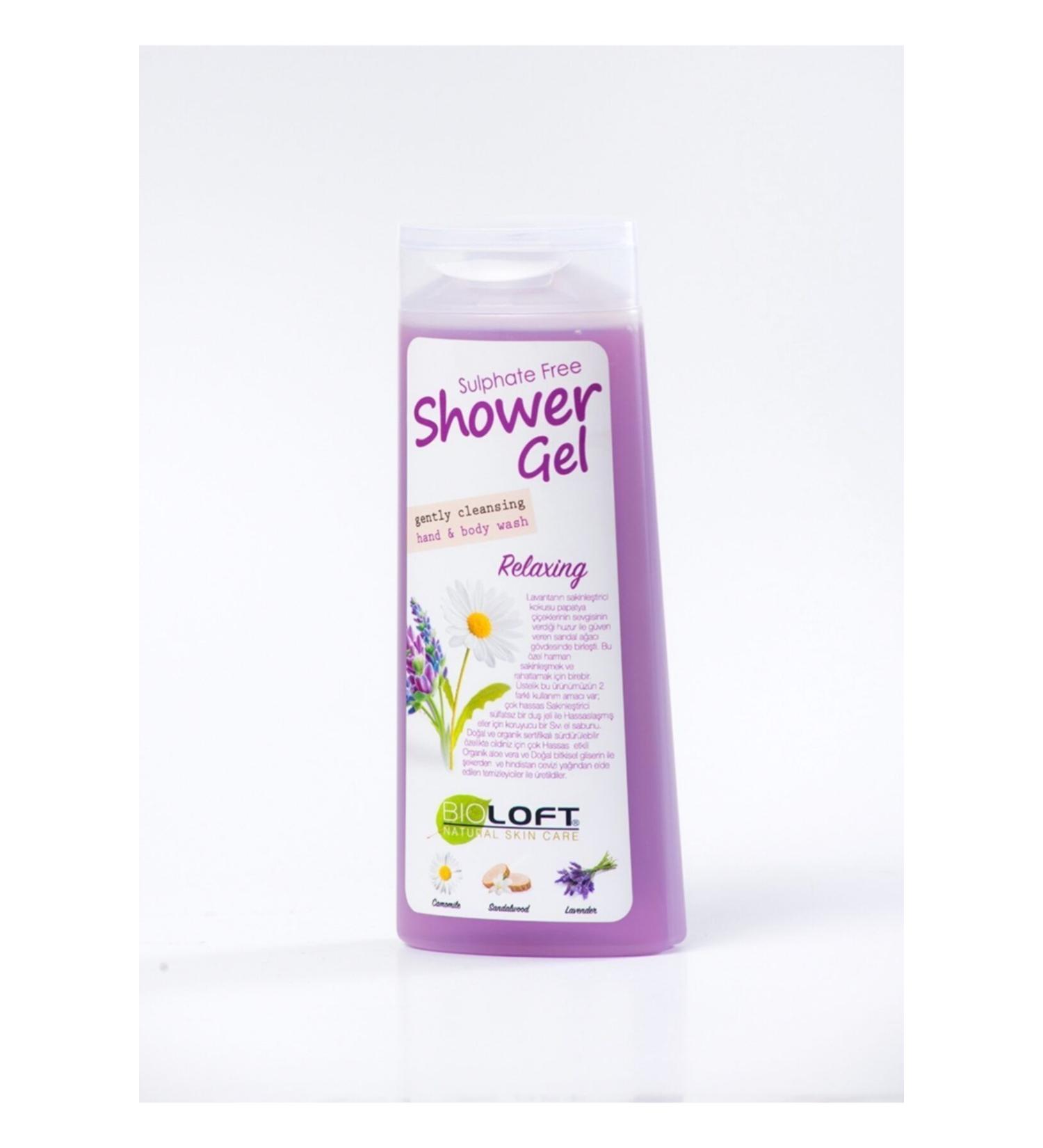 Loft Natural Relaxing Sulfate-Free Paraben-Free Shower Gel Lavender&Sandalwood&Coconut