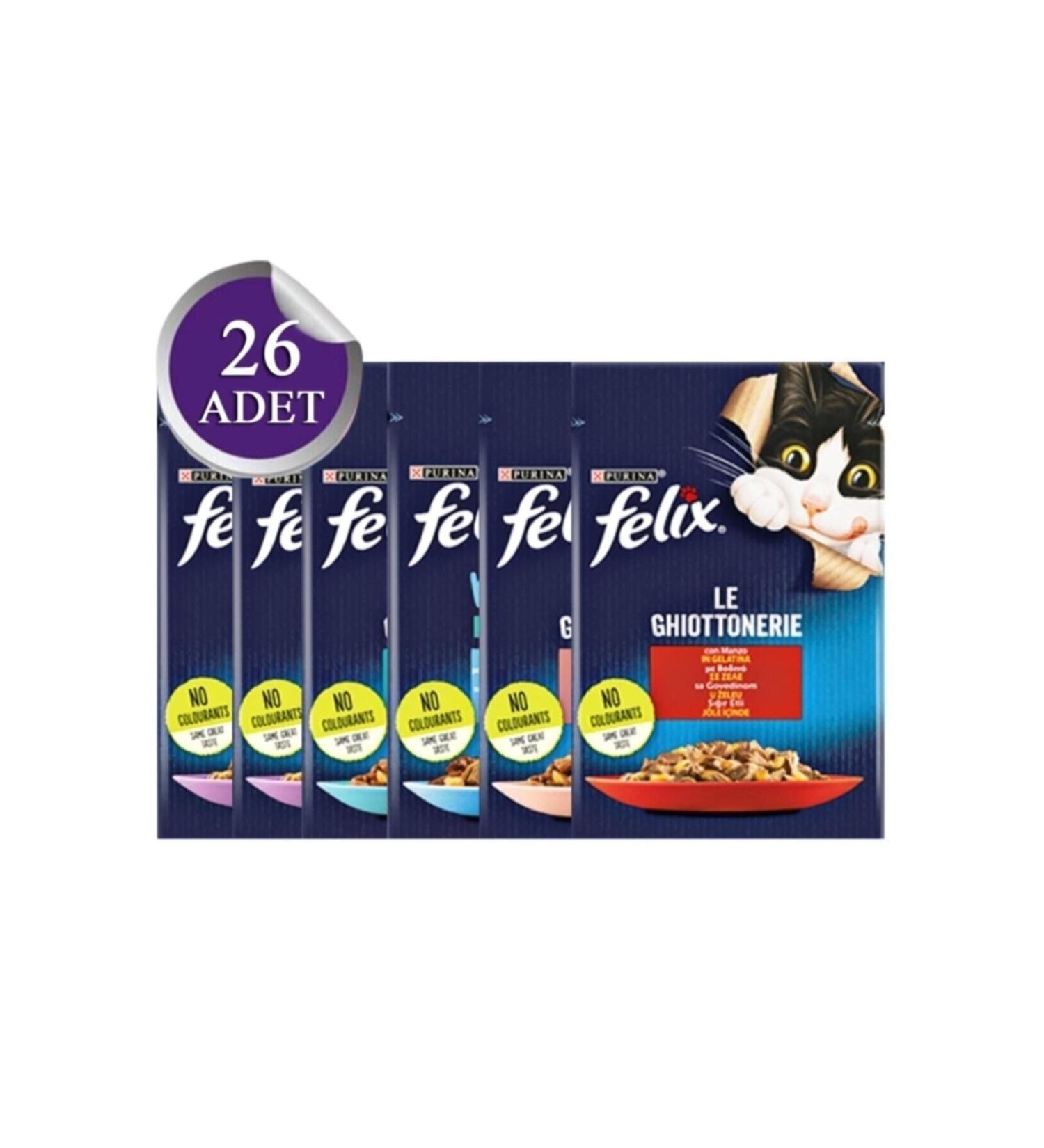 FELIX Felix Mixed Package Pouch Cat Food 26 X 85 Gr