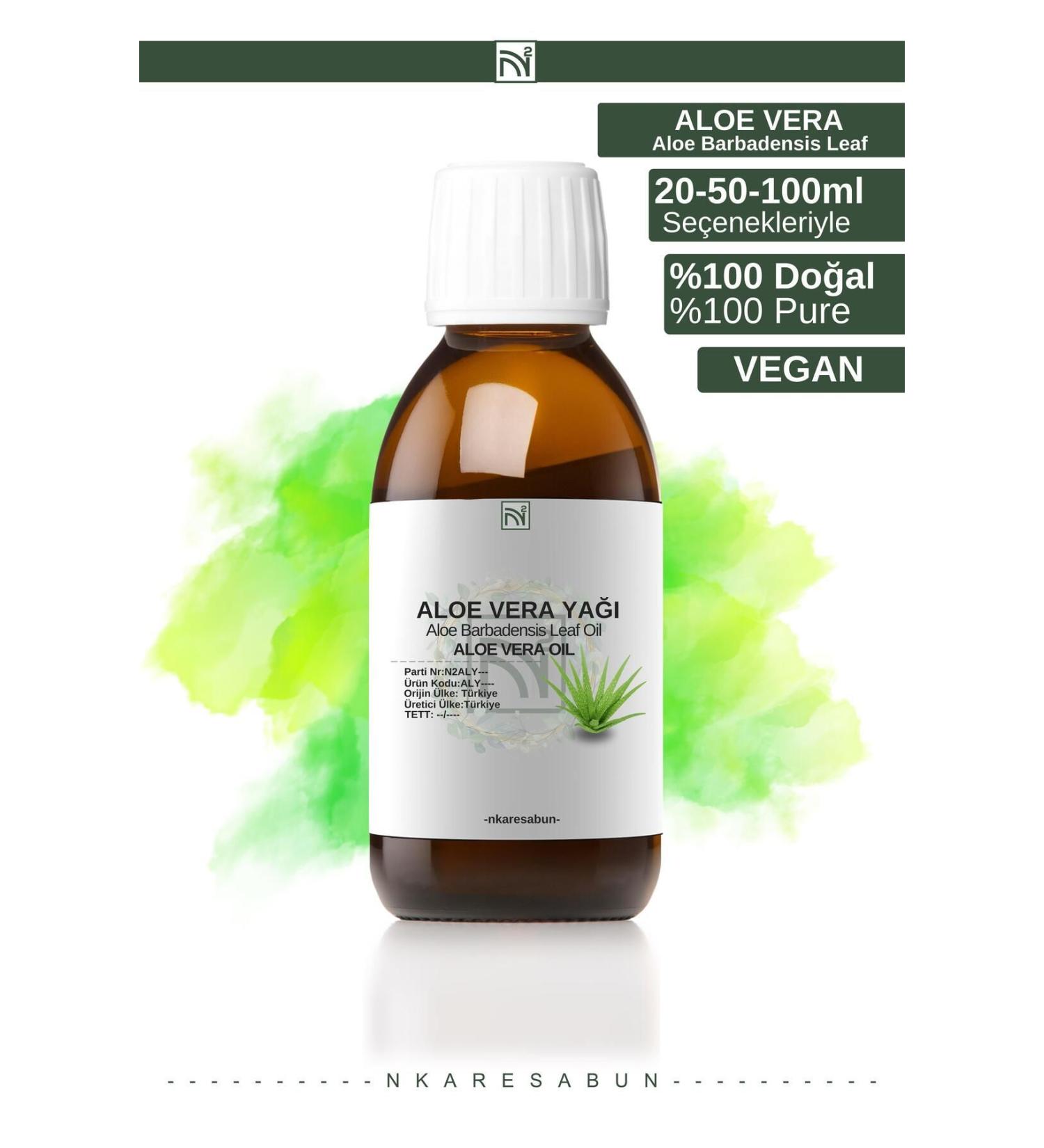 nkare Aloe Vera Oil 0 Pure Natural Cold Pressed Oil 50 ml