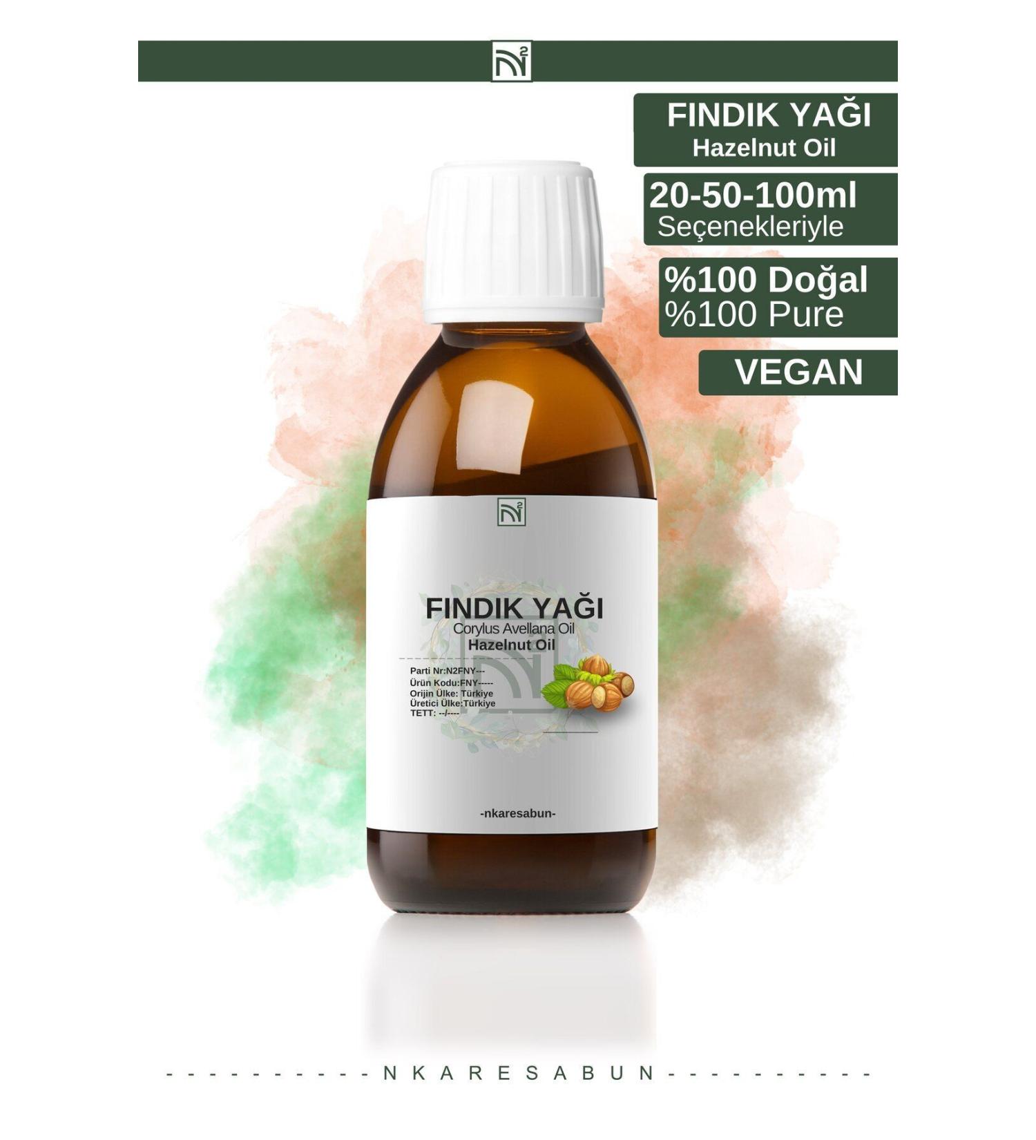 nkare Hazelnut Oil 50 ml 0 Natural Additive and Preservative-free. Hazelnut Oil