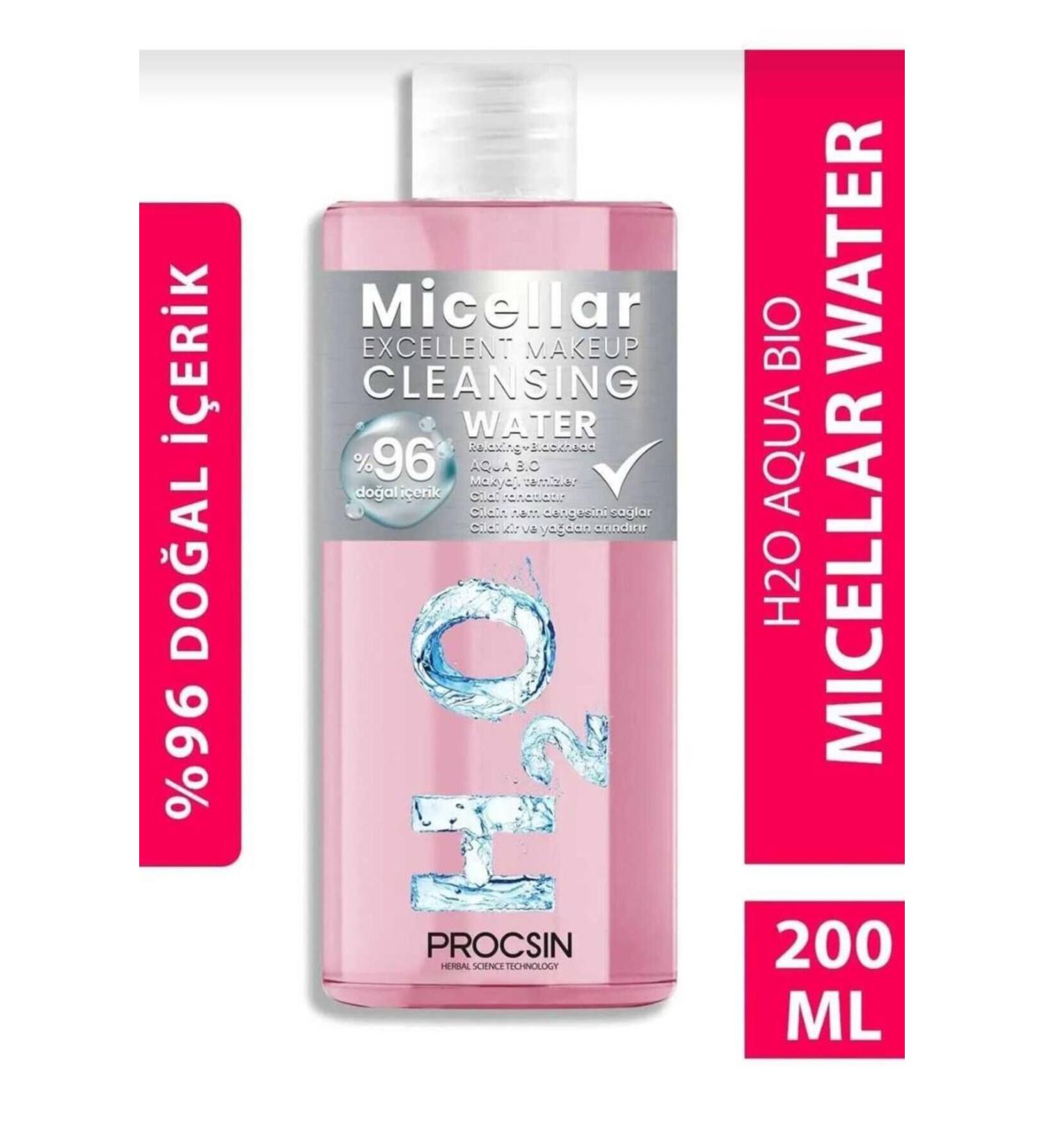PROCSIN Aquabio H2O Micellar Make-Up Remover Water 400 ml