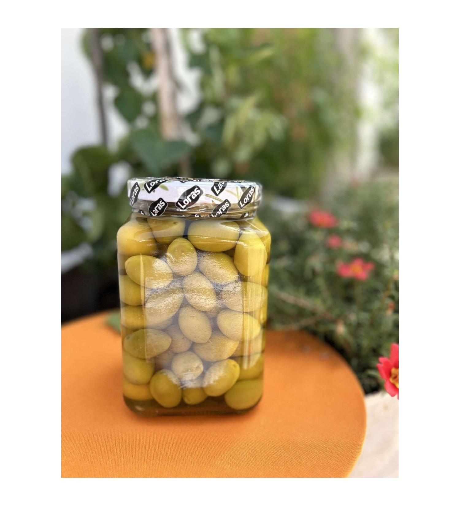 Ayd n Artichoke Village Products 900 gr Green Kalamata Olives with Seeds