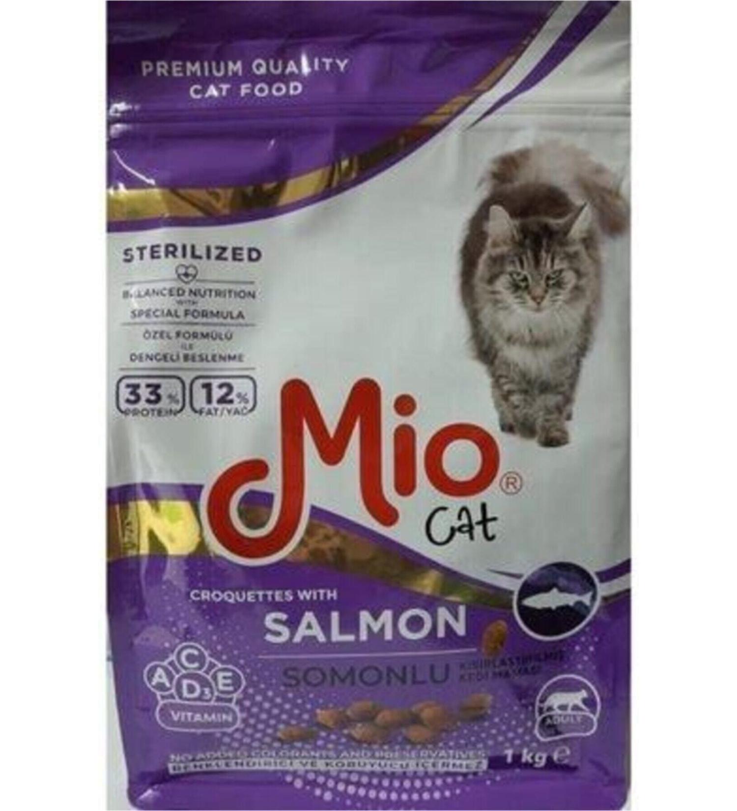 Mio Salmon Sterilized Cat Food 1kg