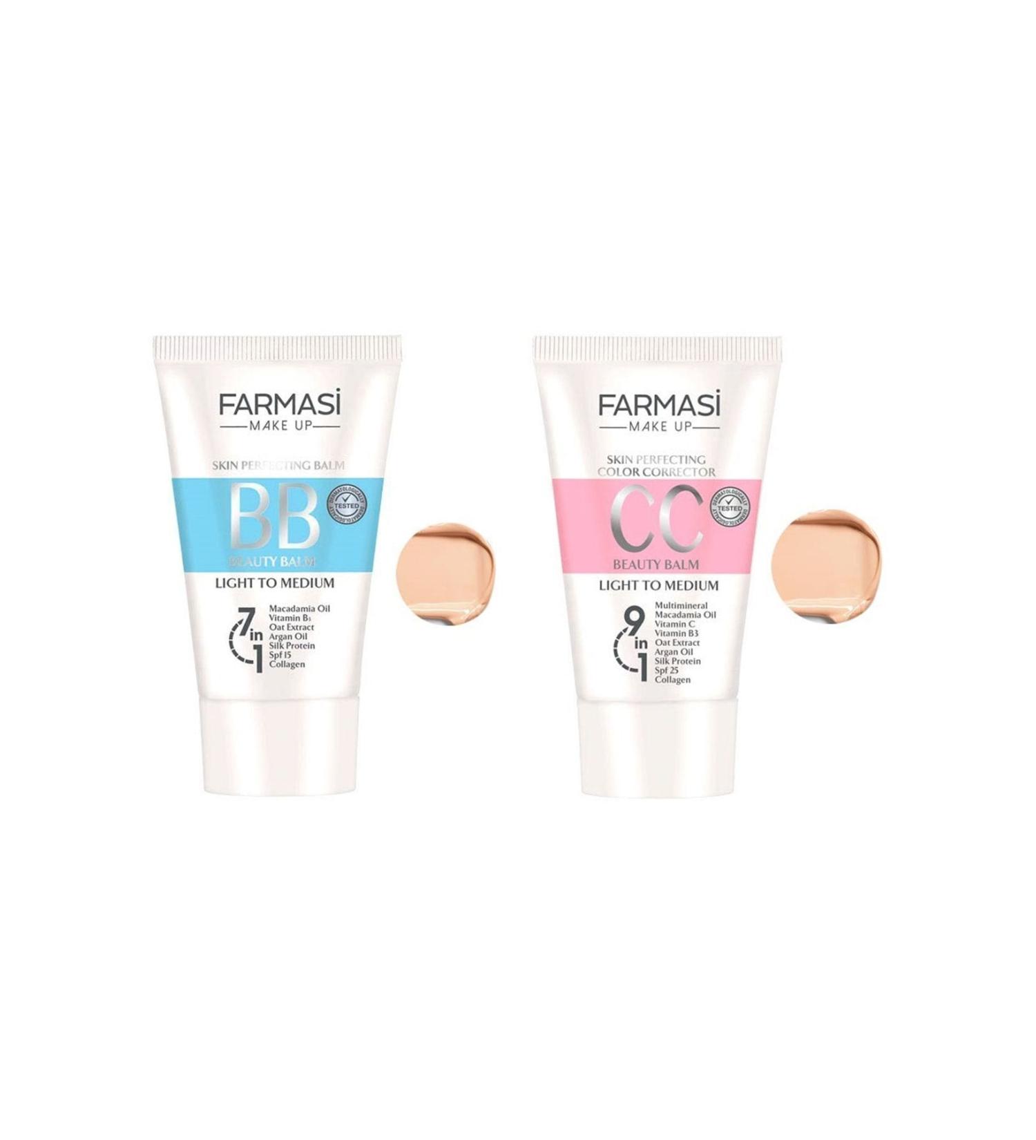 Farmasi Bb Cream and CC Cream Light to Medium 02