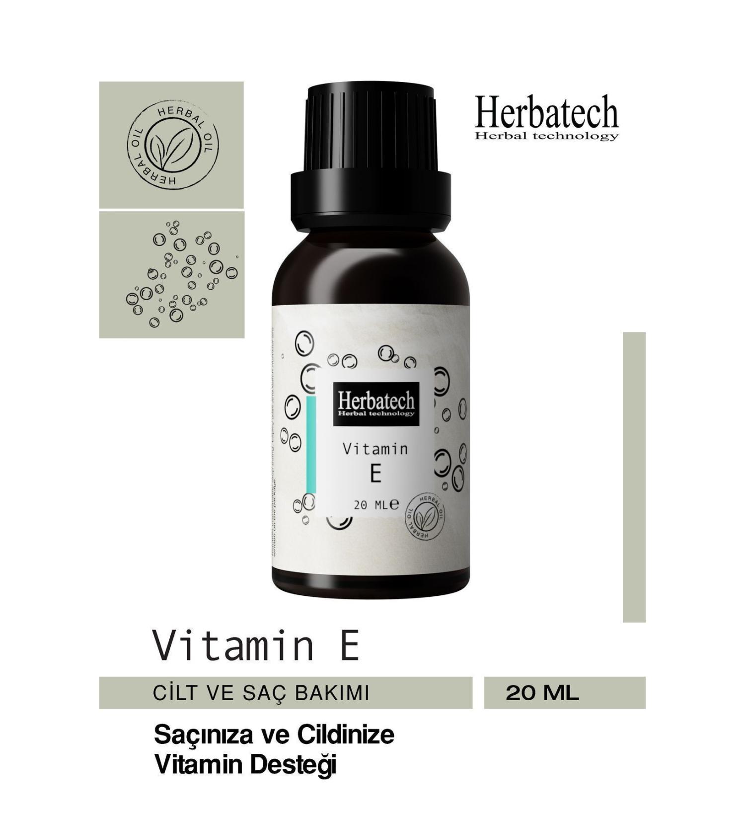 Lacinia Vitamin E for Hair & Skin & Eyelash & Nail Care 20ml - Buy Online on GoSupps.com