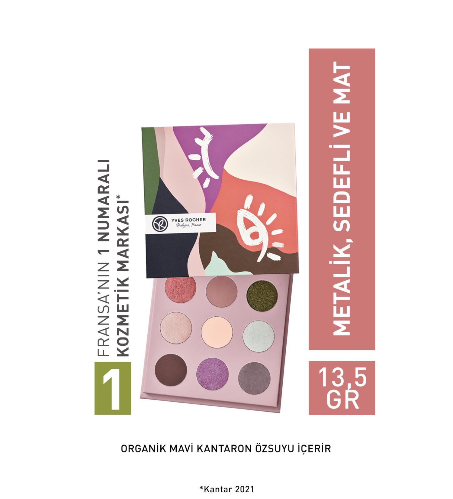 Yves Rocher 9-Eyeshadow Palette - Lilac-18518 - Buy Online on GoSupps.com