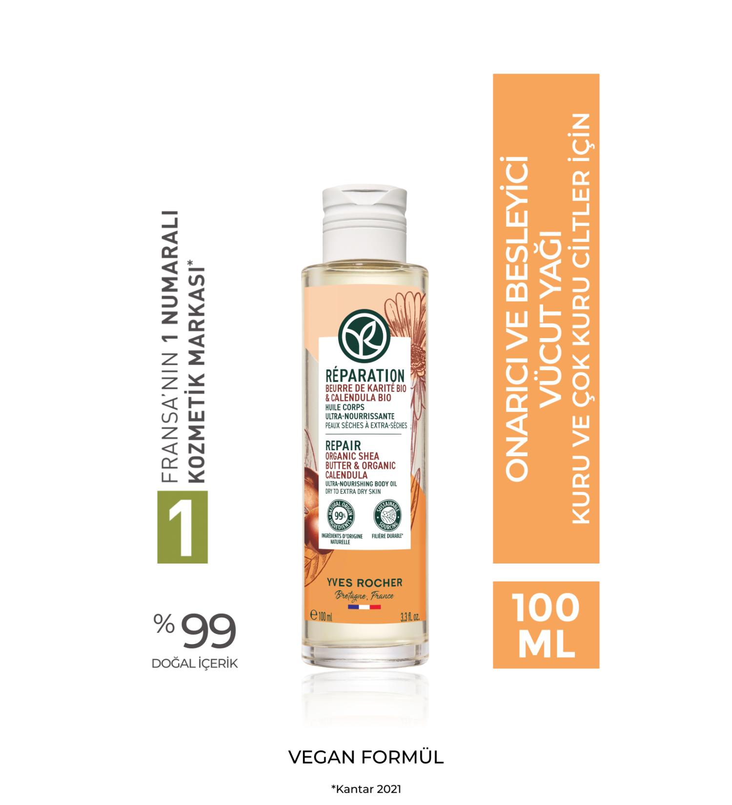 Yves Rocher Body Oil - Repair and Nourishing / Reparation-100 ml-7064 - Buy Online on GoSupps.com